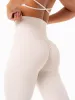 NKD High Waisted Scrunch Leggings - Bone sold by Ryderwear