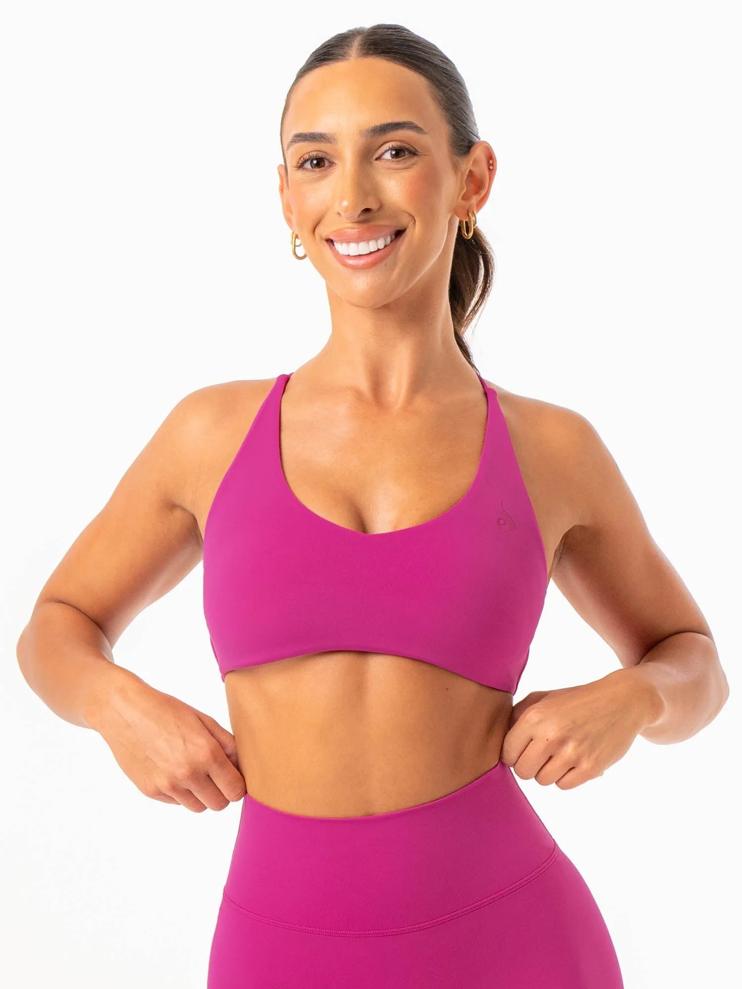 NKD Embody Sports Crop - Fuchsia sold by Ryderwear product image thumbnail 5