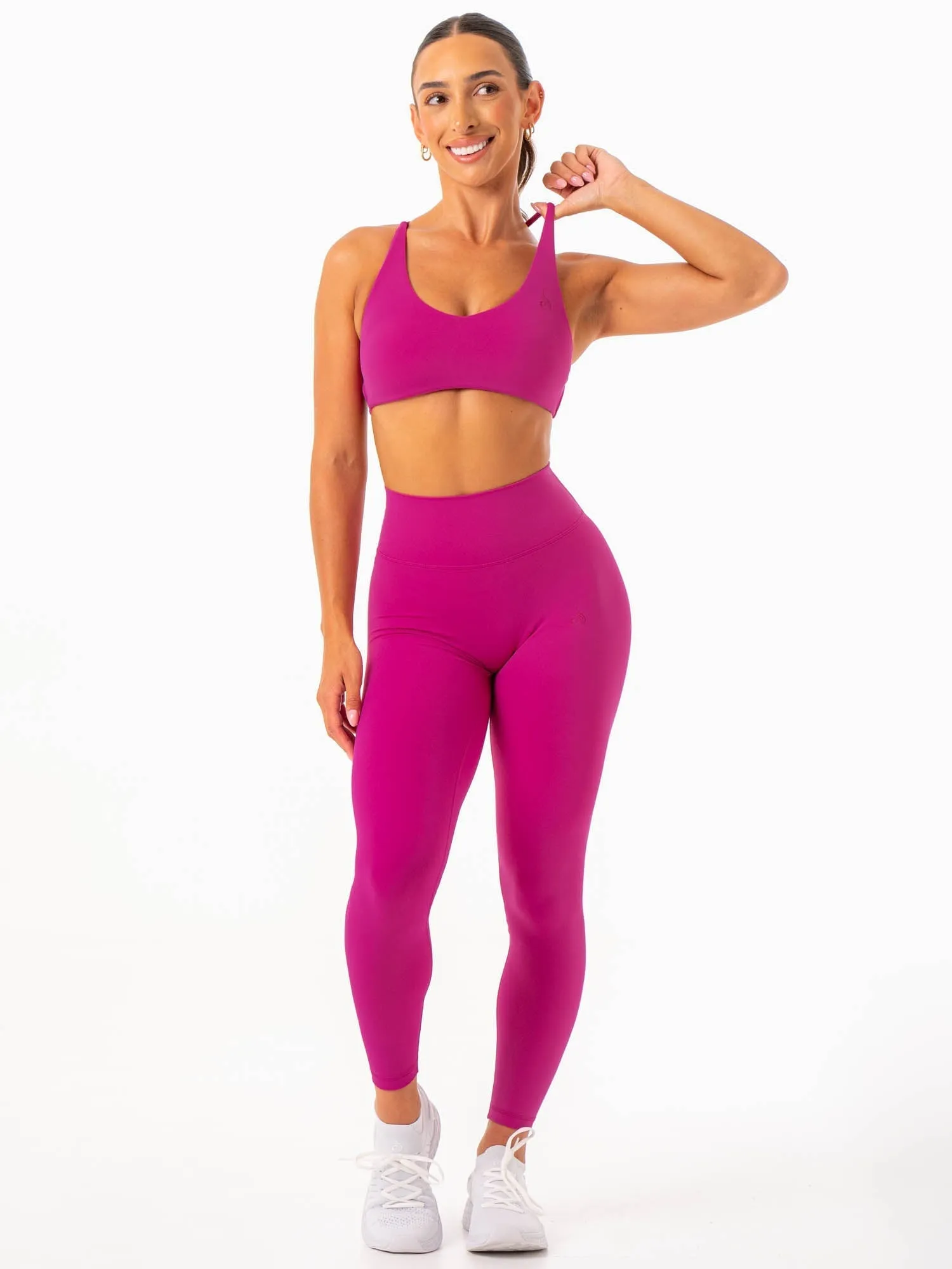 NKD Embody Sports Crop - Fuchsia sold by Ryderwear product image thumbnail 3