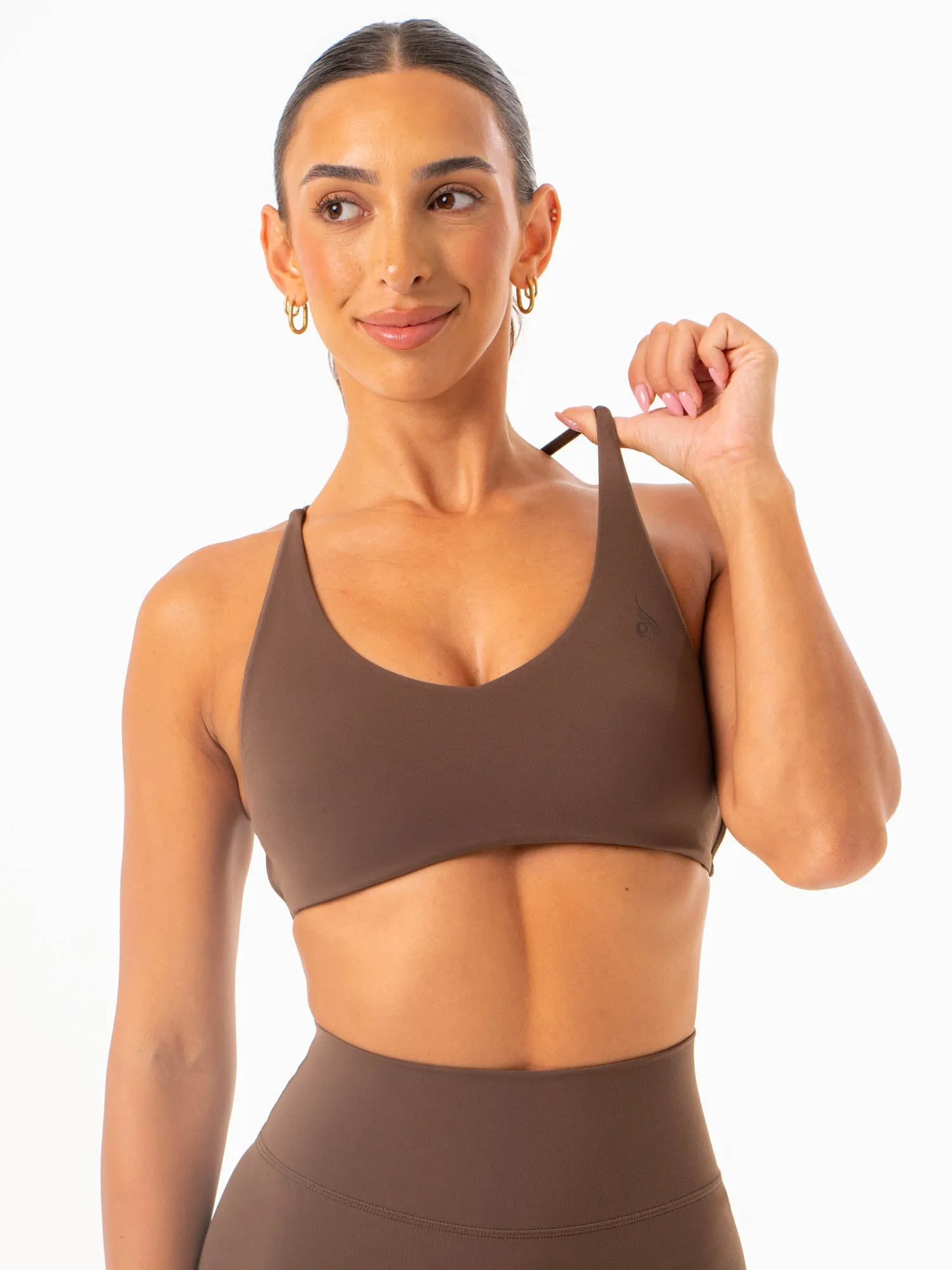 NKD Embody Sports Crop - Chocolate sold by Ryderwear product image thumbnail 5