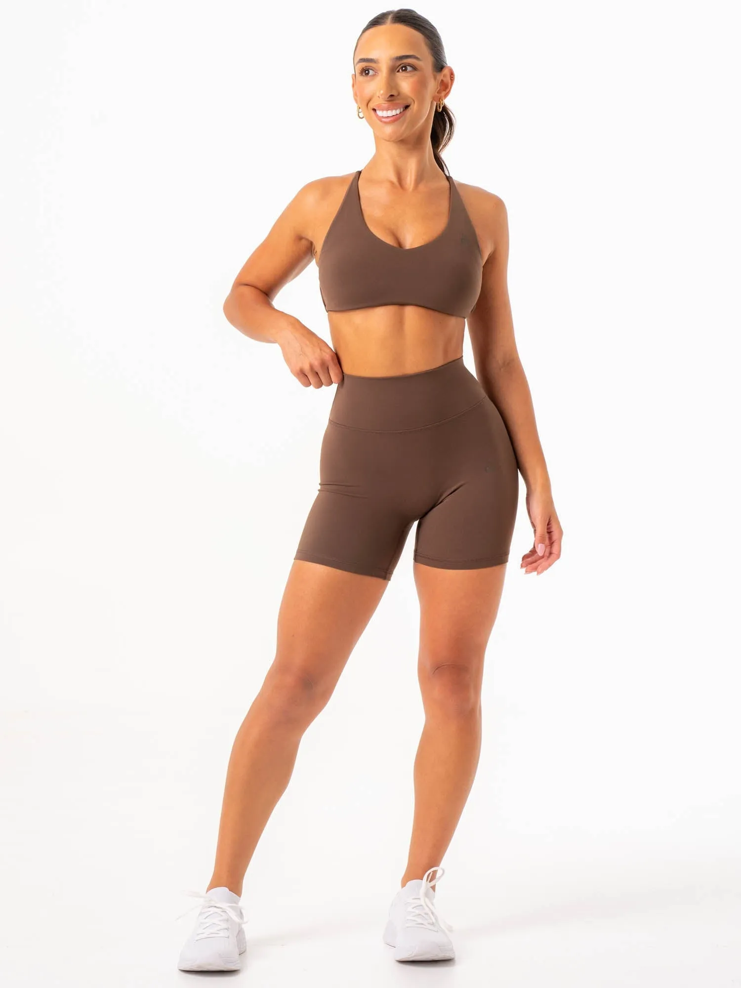 NKD Embody Sports Crop - Chocolate sold by Ryderwear product image thumbnail 3