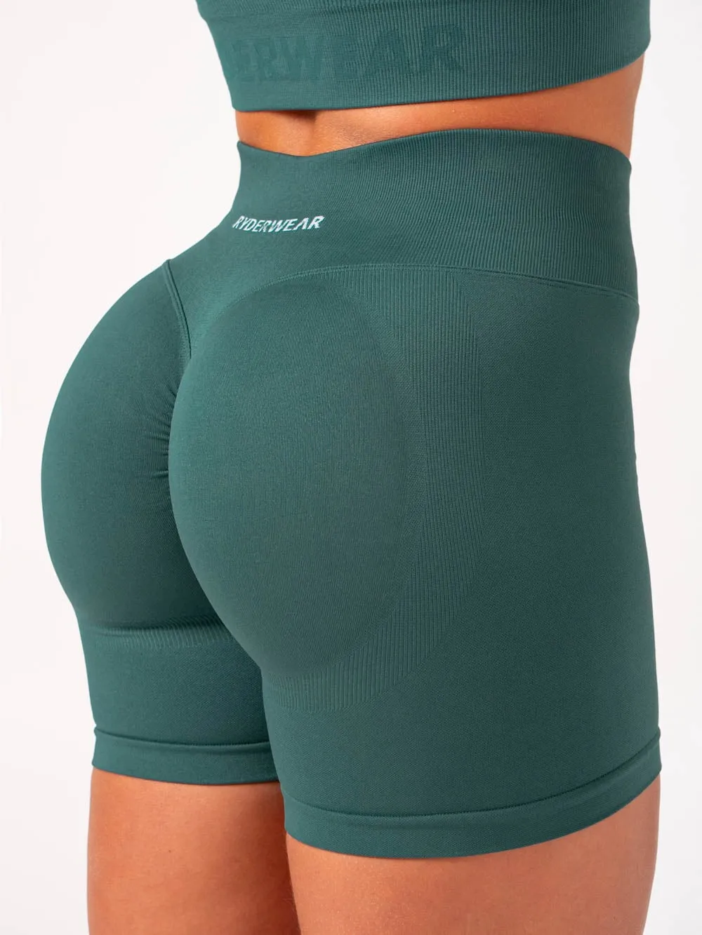 Lift Scrunch Shorts - Petrol sold by Ryderwear product image thumbnail 4