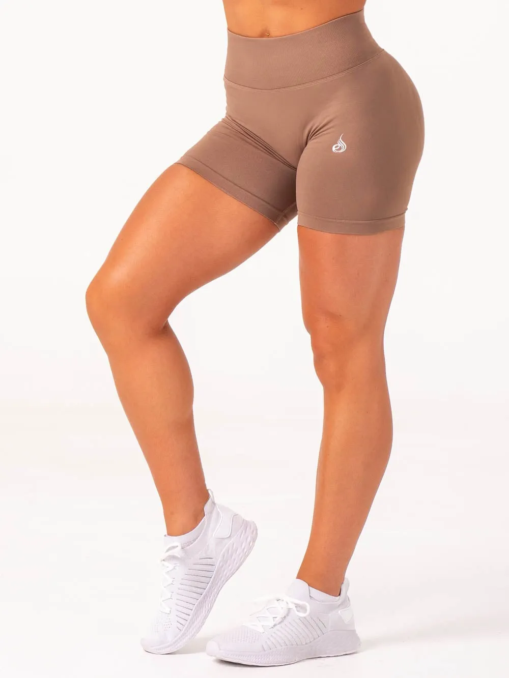 Lift Scrunch Shorts - Almond sold by Ryderwear product image thumbnail 2