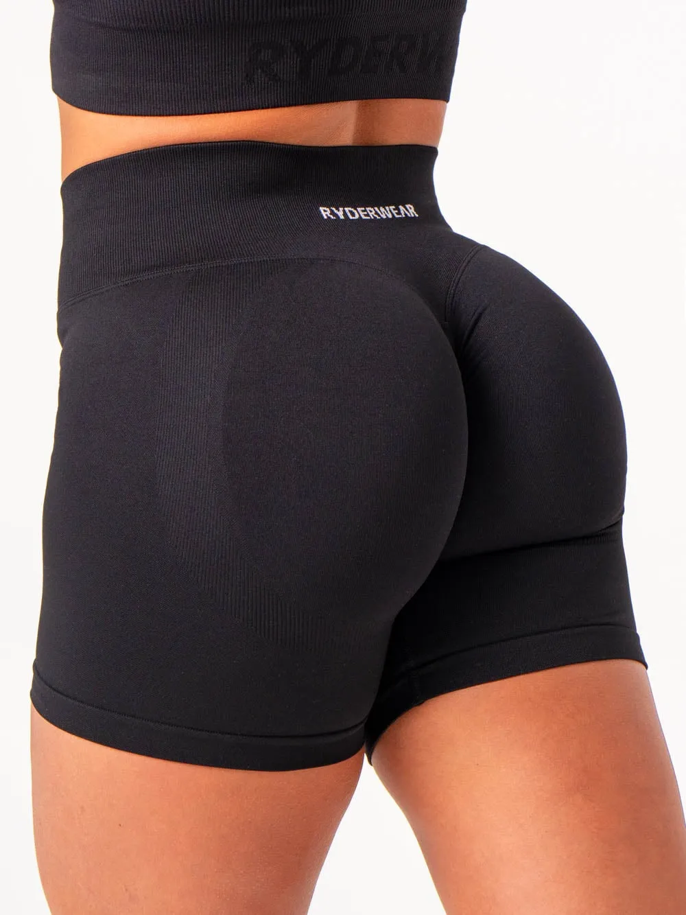 Lift Scrunch Shorts - Black sold by Ryderwear