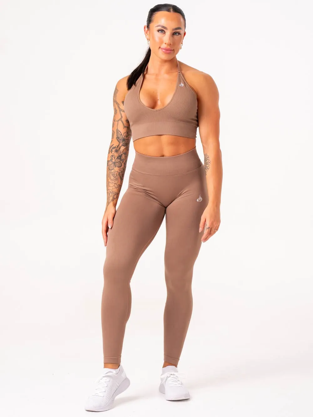 Lift Scrunch Leggings - Almond sold by Ryderwear product image thumbnail 5