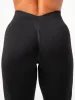 Seamless V Back Contour Leggings - Black sold by Ryderwear