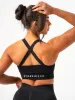 Cross Back Seamless Bra - Black sold by Ryderwear