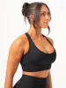 Cross Back Seamless Bra - Black sold by Ryderwear