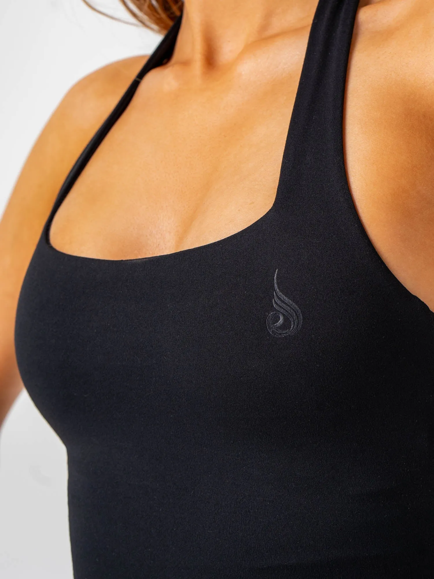 NKD Halter Tank - Black sold by Ryderwear product image thumbnail 5