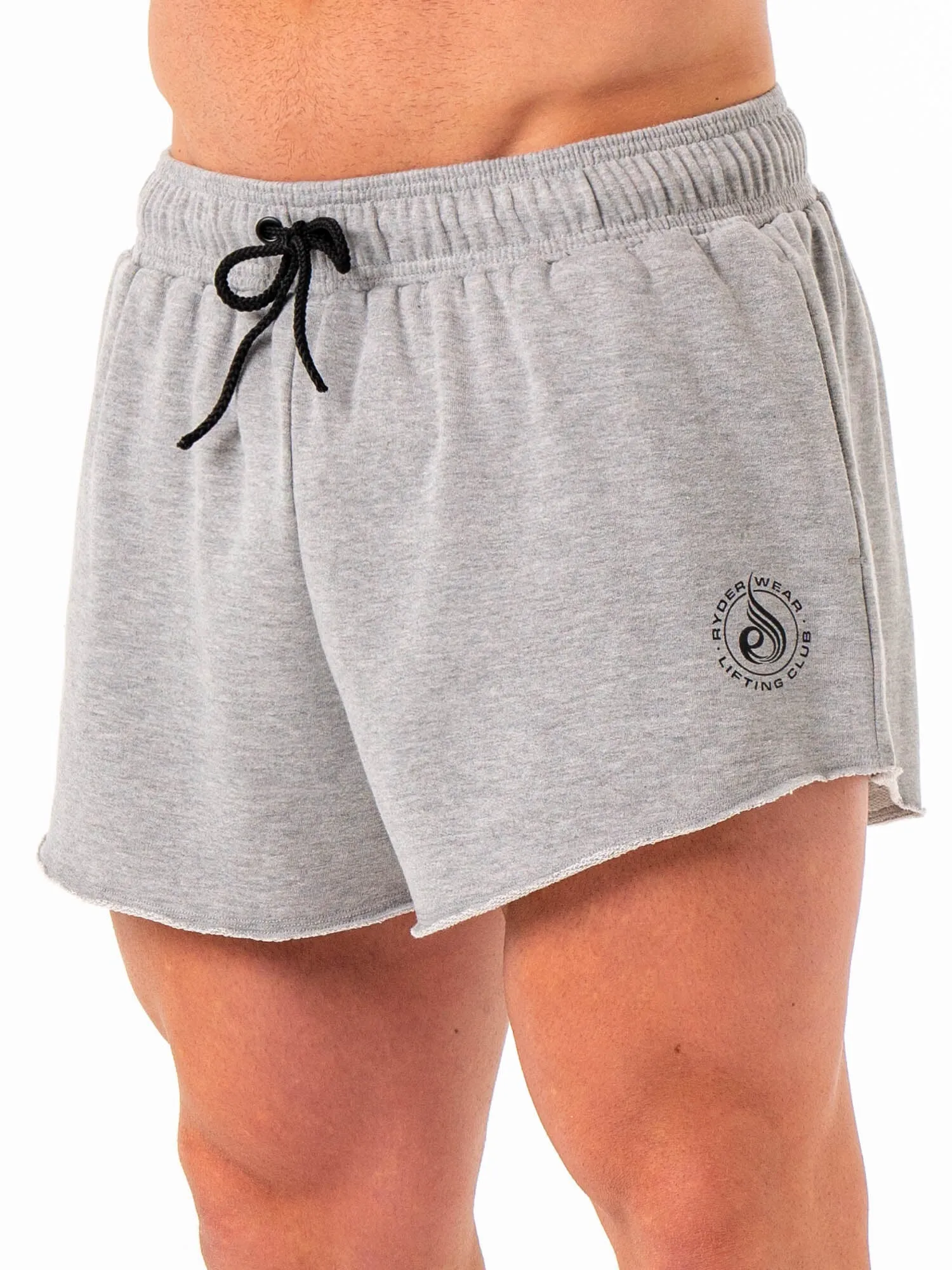 3" Fleece Shorts - Grey Marle sold by Ryderwear