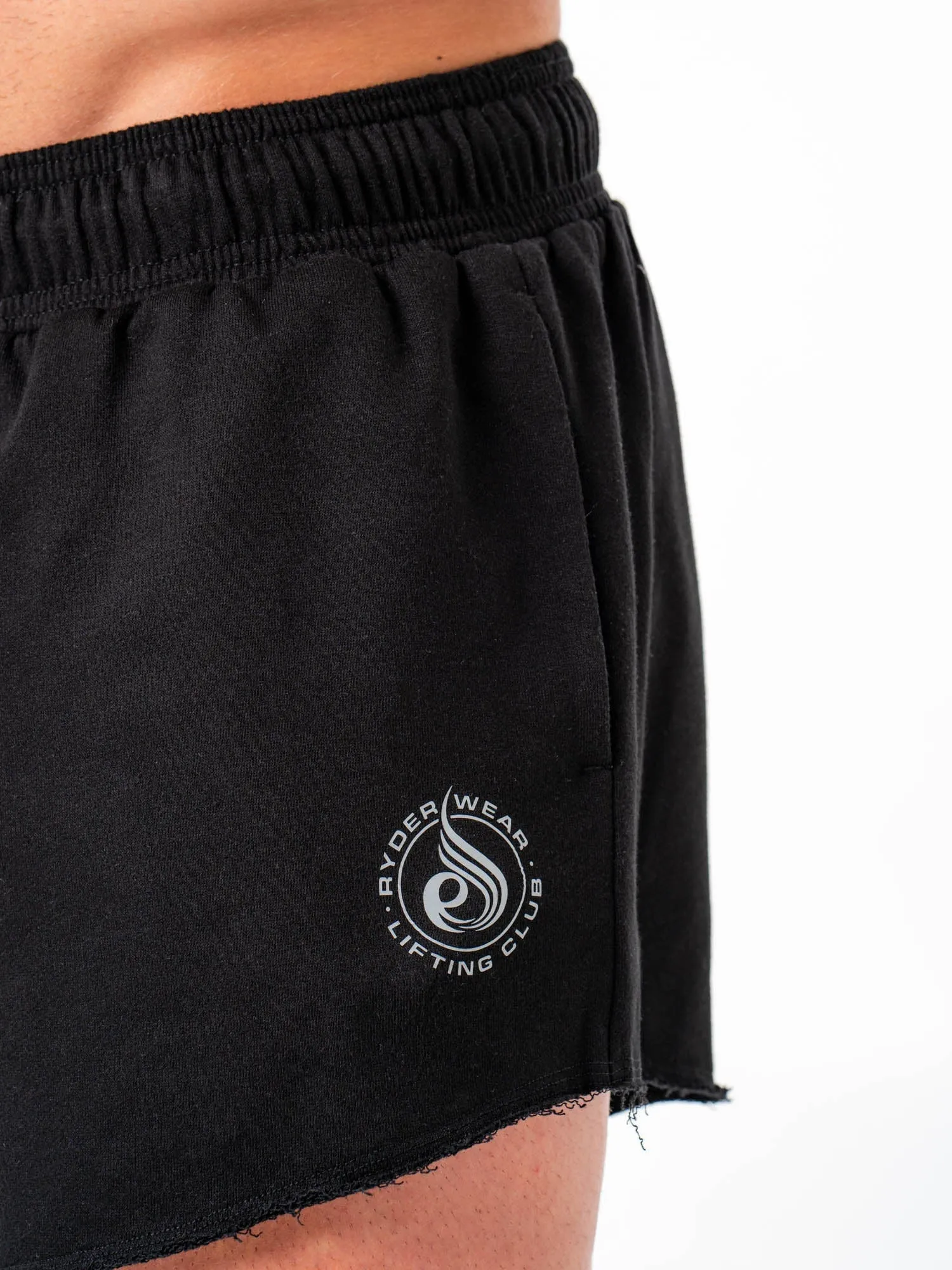 3" Fleece Shorts - Black sold by Ryderwear product image thumbnail 4