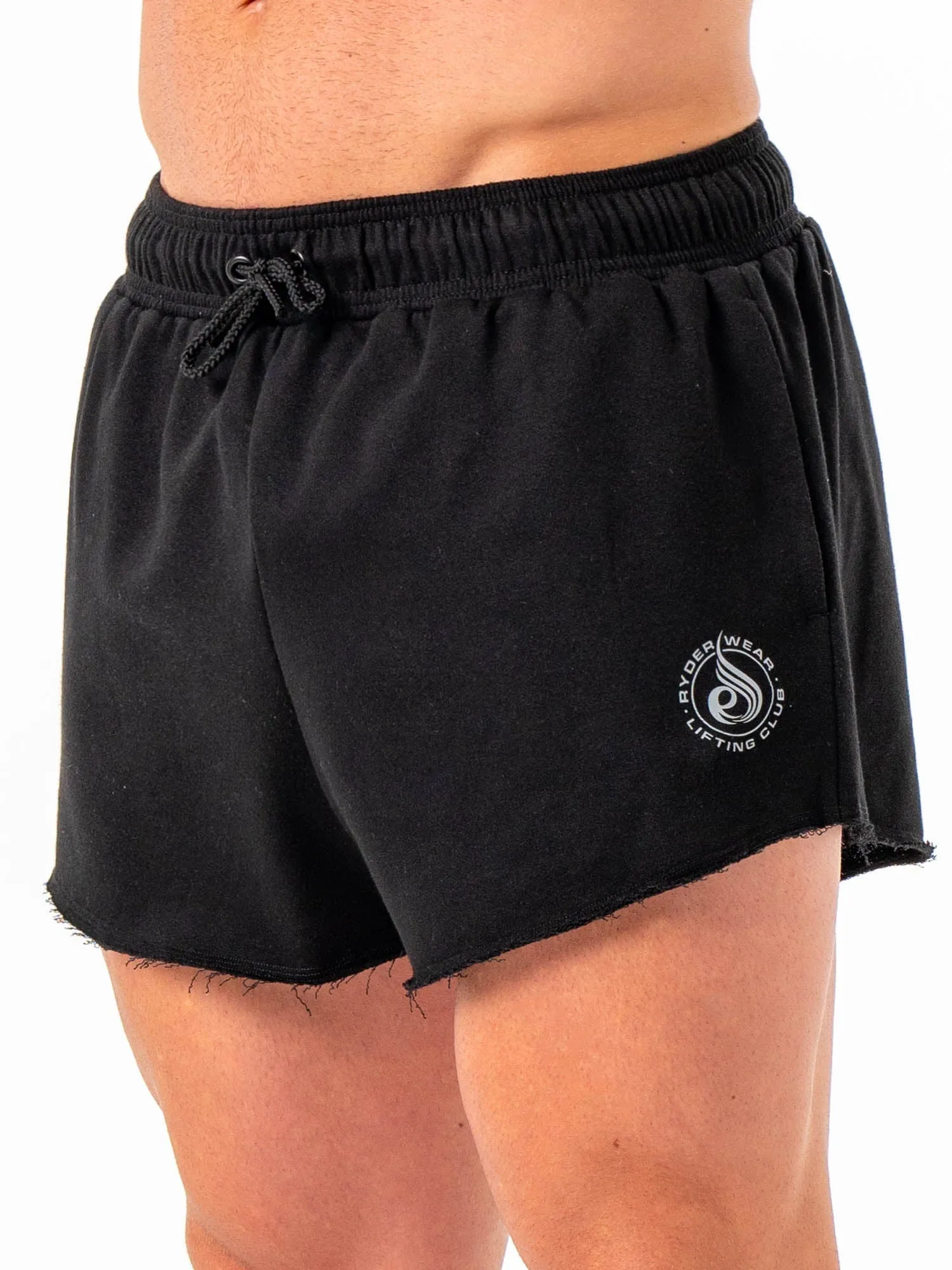 3" Fleece Shorts - Black sold by Ryderwear