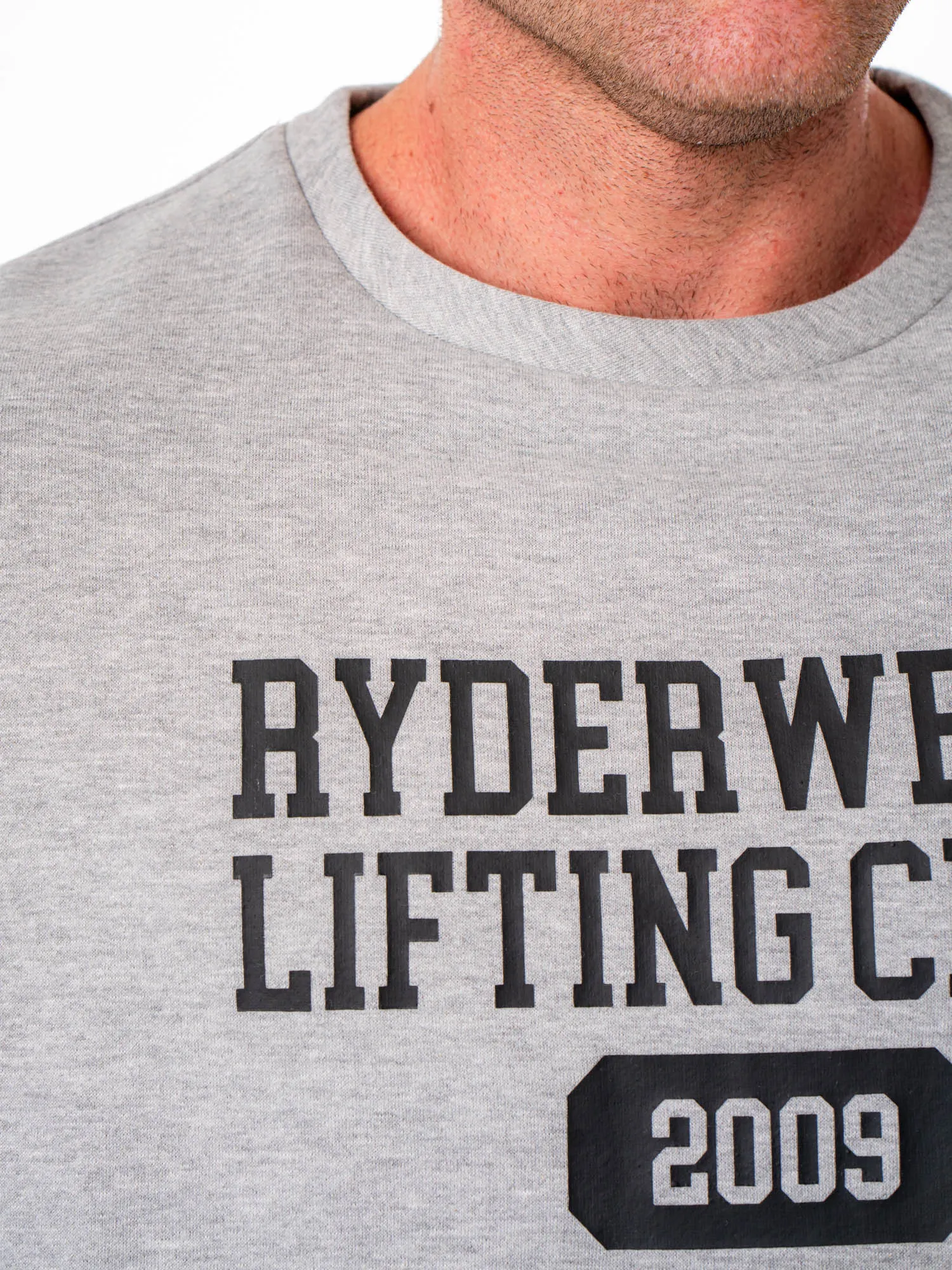Cut Off Muscle Tank - Grey Marle sold by Ryderwear product image thumbnail 3