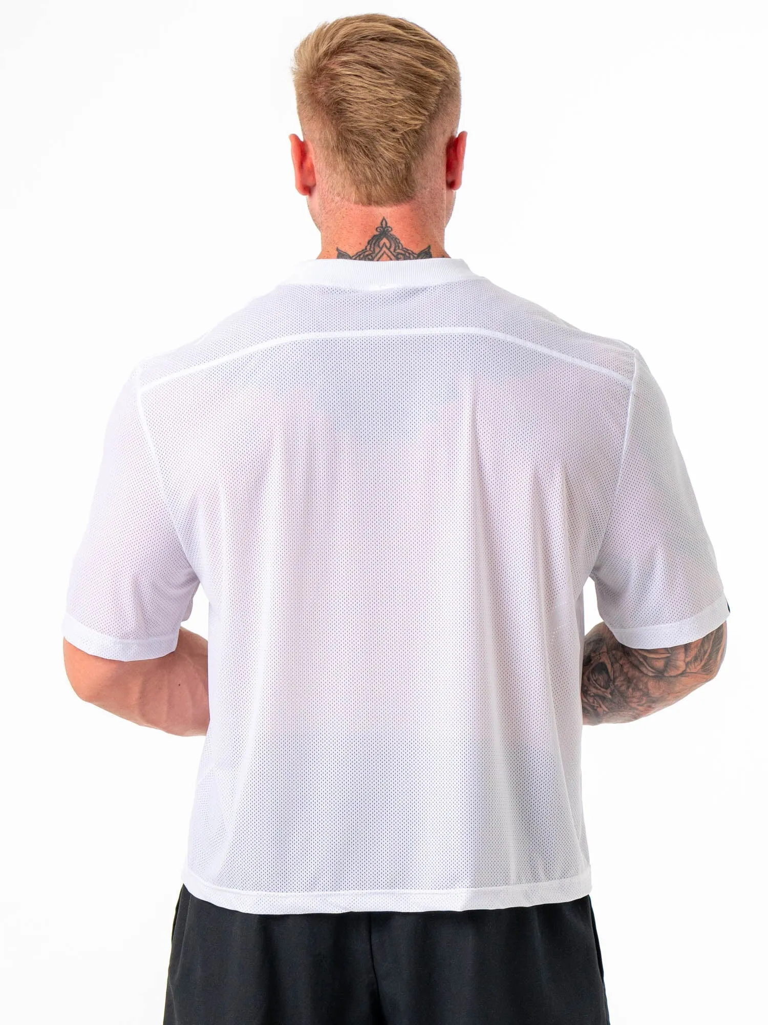 Mesh Flex T-Shirt - White sold by Ryderwear product image thumbnail 3