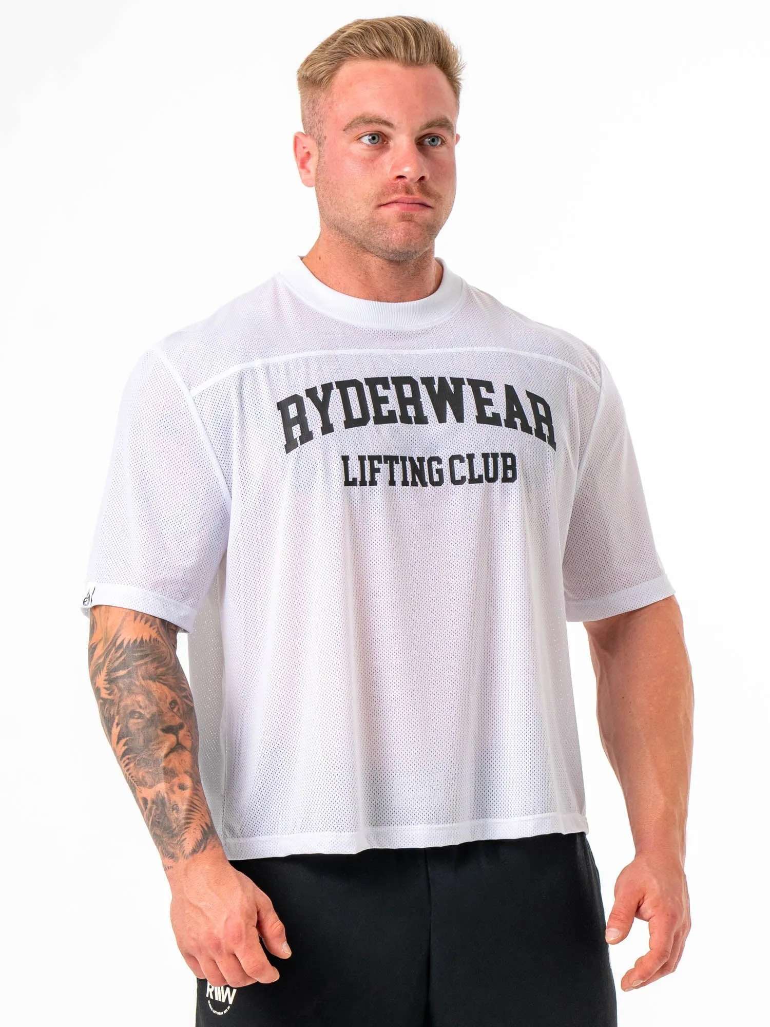 Mesh Flex T-Shirt - White sold by Ryderwear product image thumbnail 4