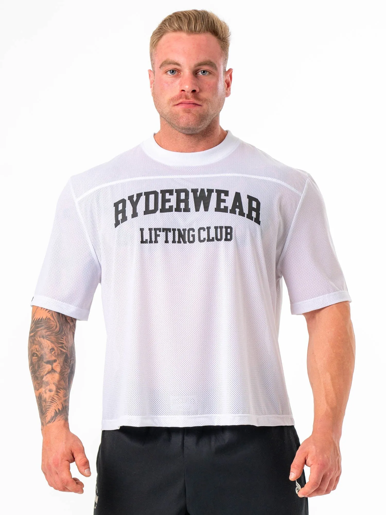 Mesh Flex T-Shirt - White sold by Ryderwear