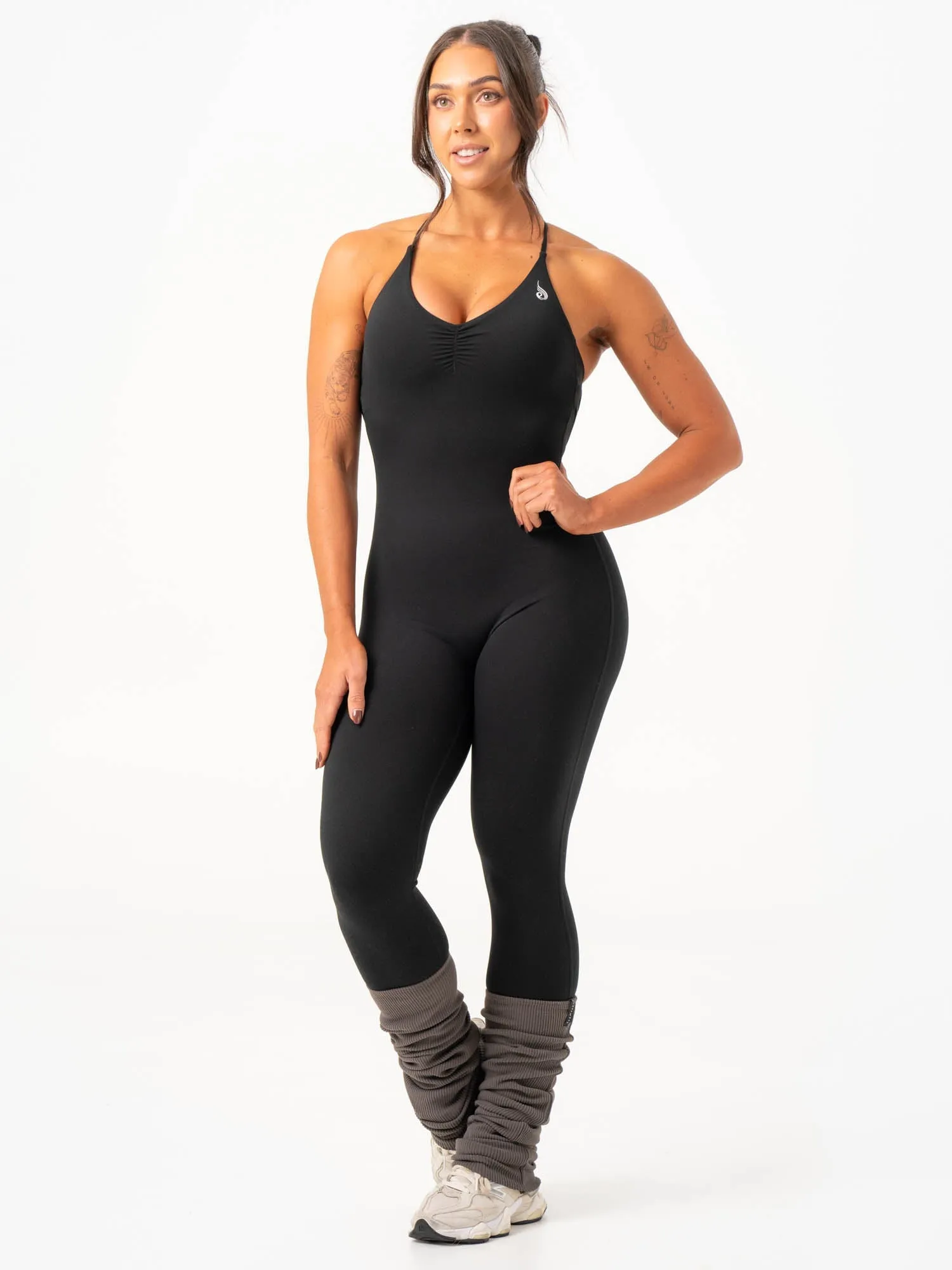 Leg Warmers - Black Stonewash sold by Ryderwear product image thumbnail 4