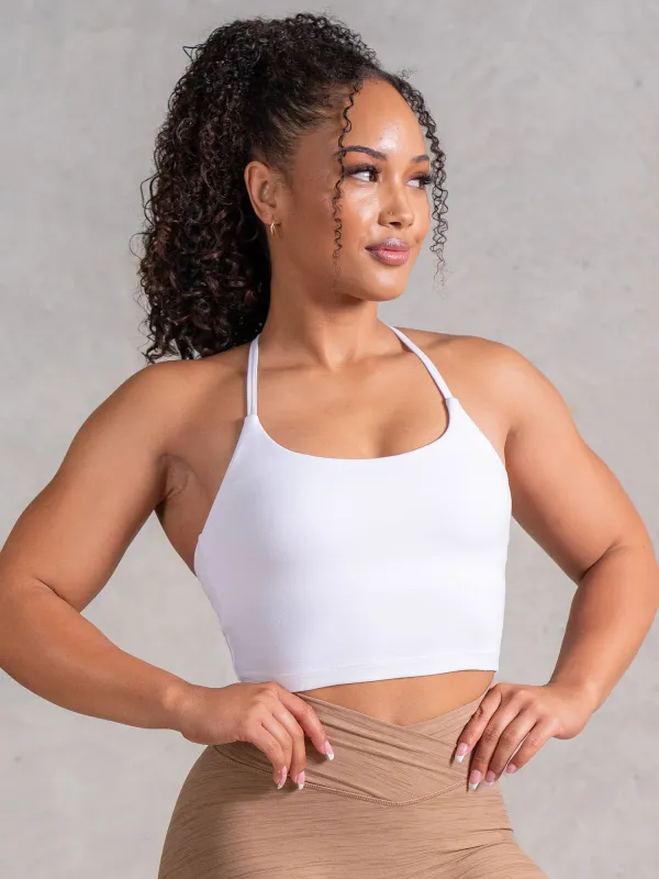 NKD Embody Tank Bra - White sold by Ryderwear