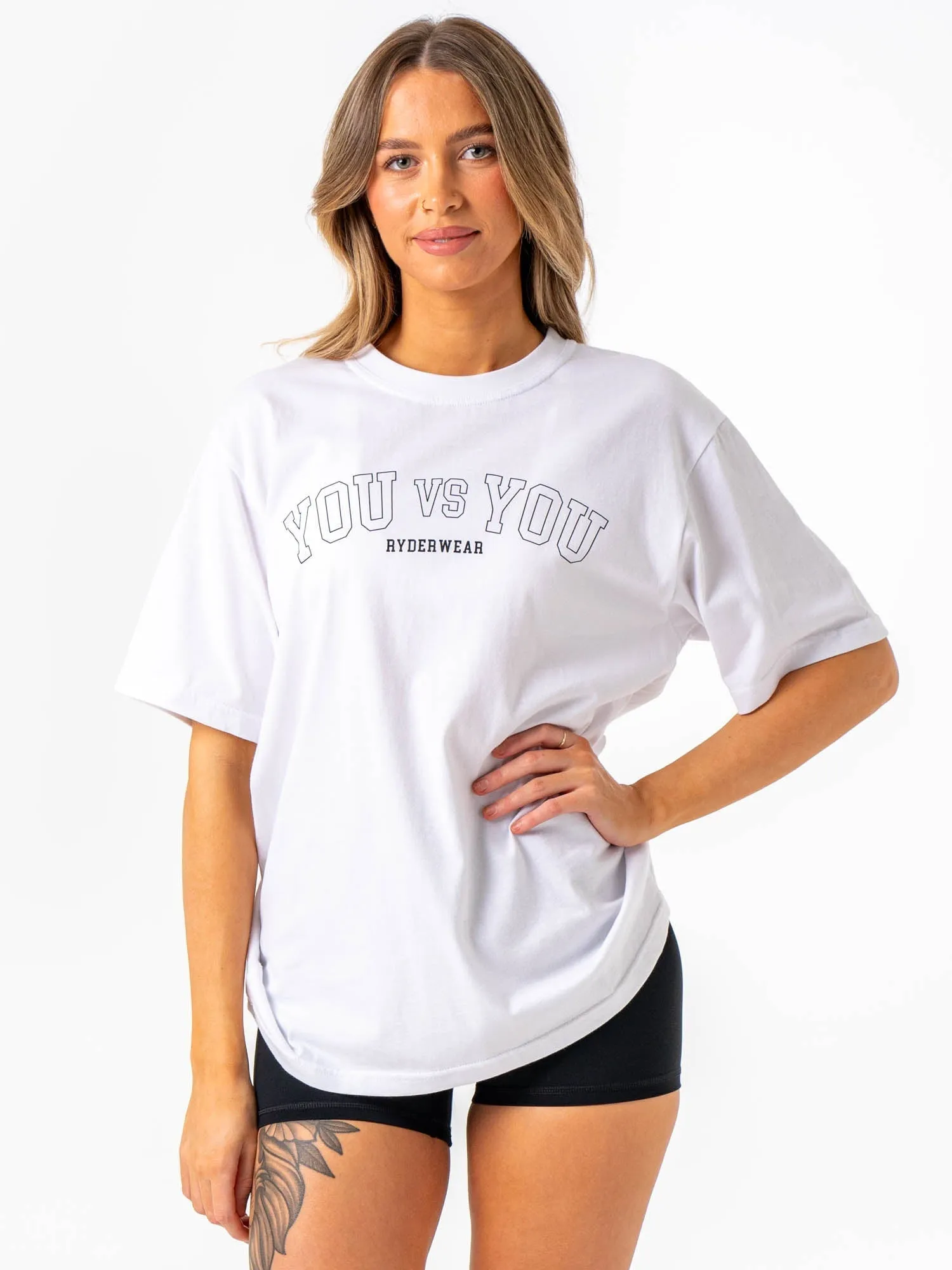 You vs You Oversized T-Shirt - White sold by Ryderwear