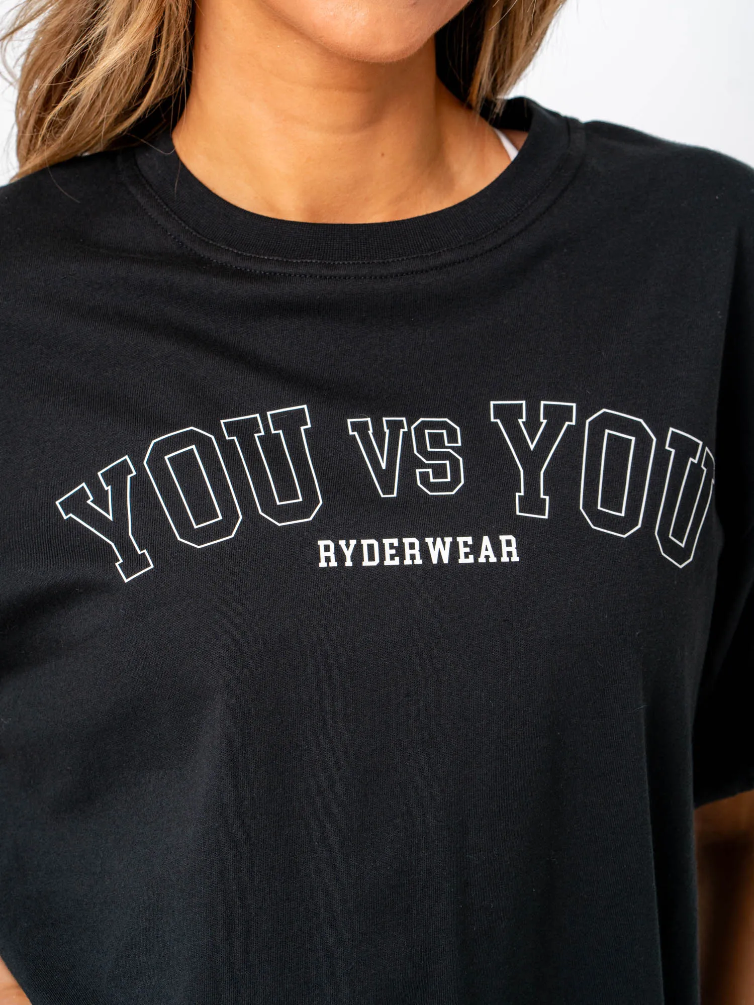 You vs You Oversized T-Shirt - Black sold by Ryderwear product image thumbnail 4