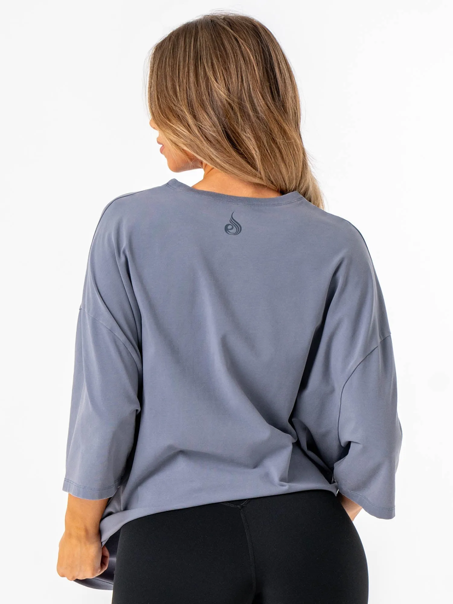 Pursuit Oversized T-Shirt - Denim Blue Stonewash sold by Ryderwear product image thumbnail 2