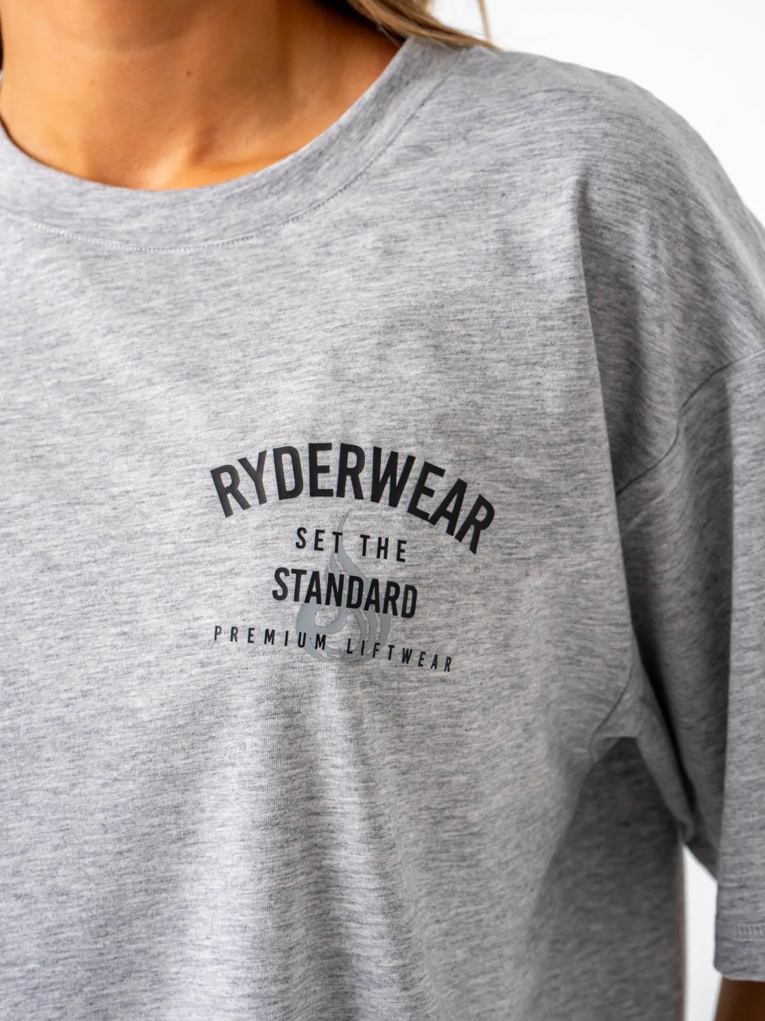 Legacy T-Shirt - Grey Marl sold by Ryderwear product image thumbnail 4