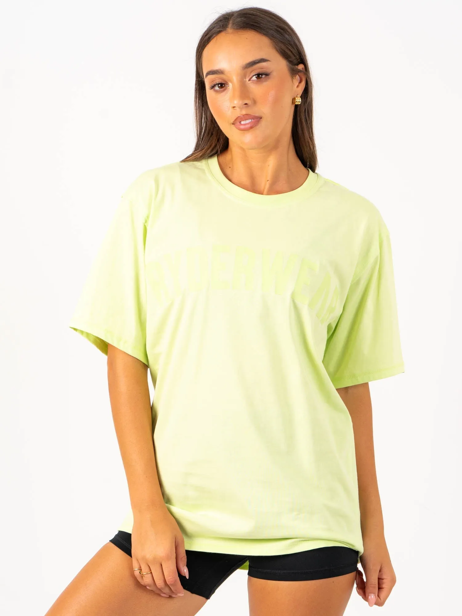 Force Oversized T-Shirt - Lime sold by Ryderwear