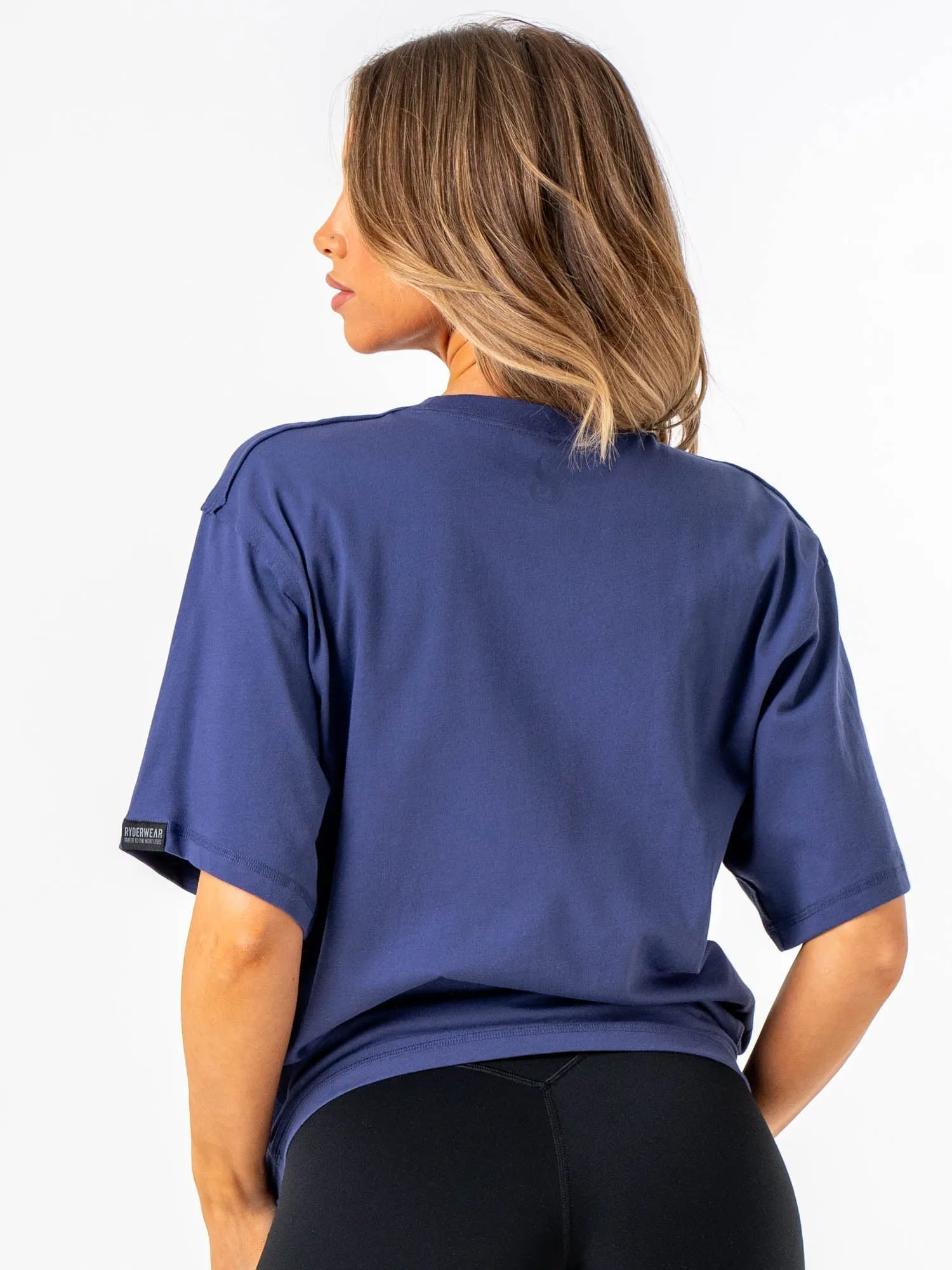 Force Oversized T-Shirt - Indigo sold by Ryderwear product image thumbnail 2