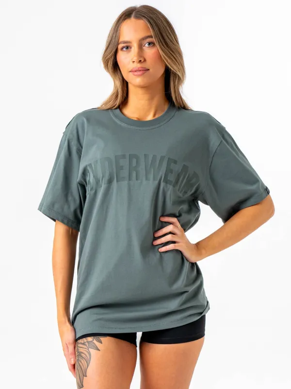 Force Oversized T-Shirt - Fern Green sold by Ryderwear