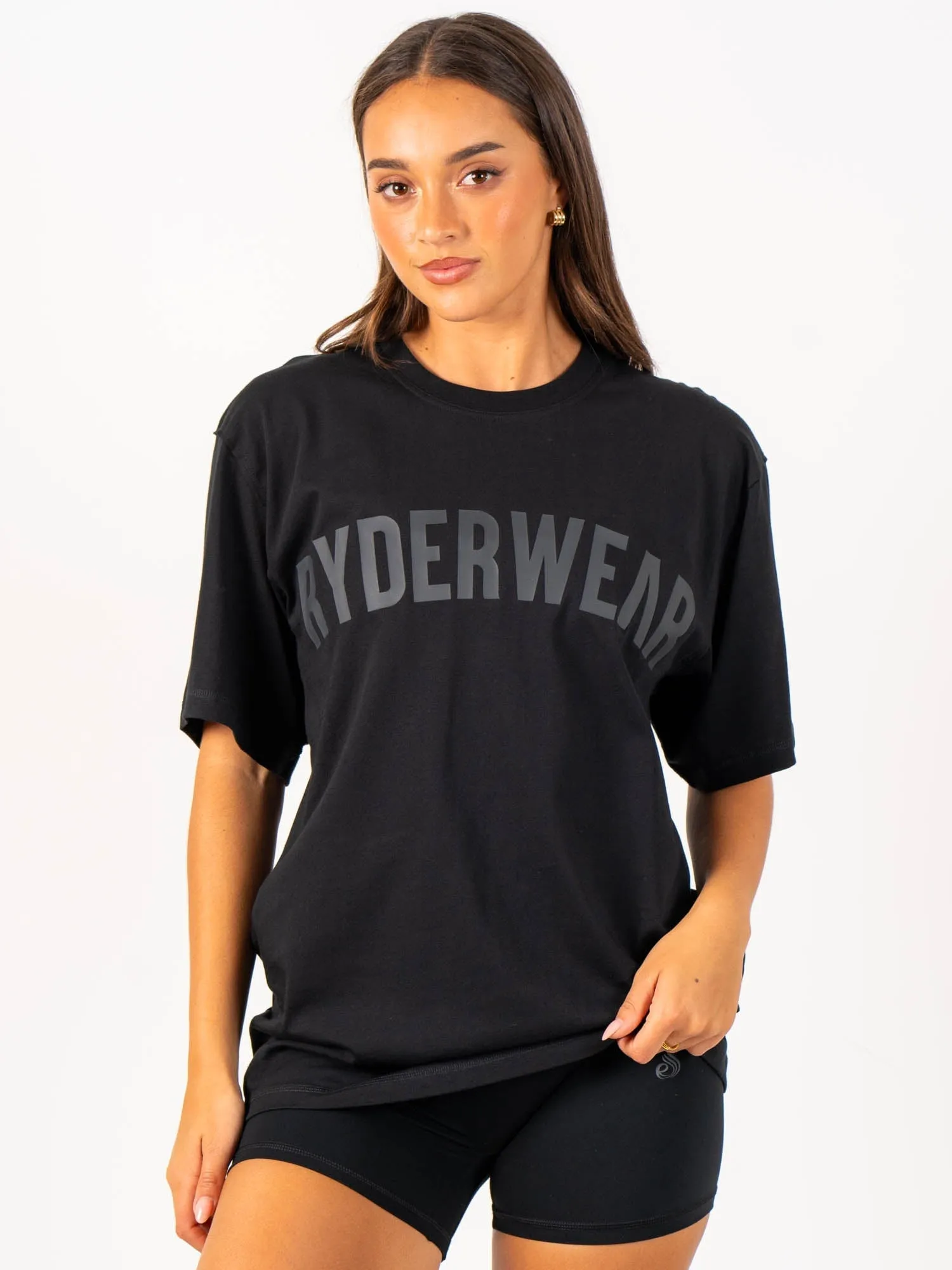 Force Oversized T-Shirt - Black sold by Ryderwear