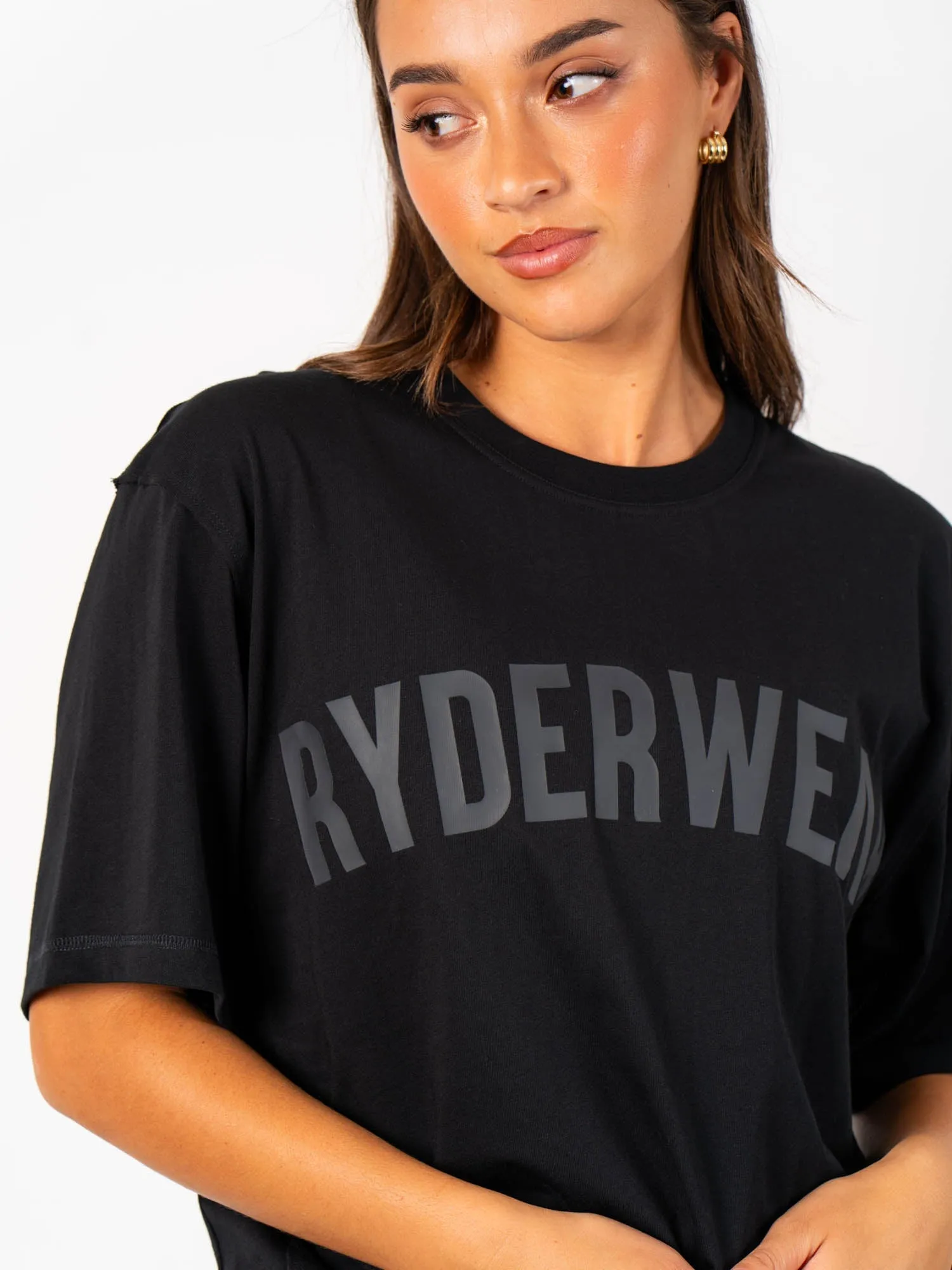 Force Oversized T-Shirt - Black sold by Ryderwear product image thumbnail 3