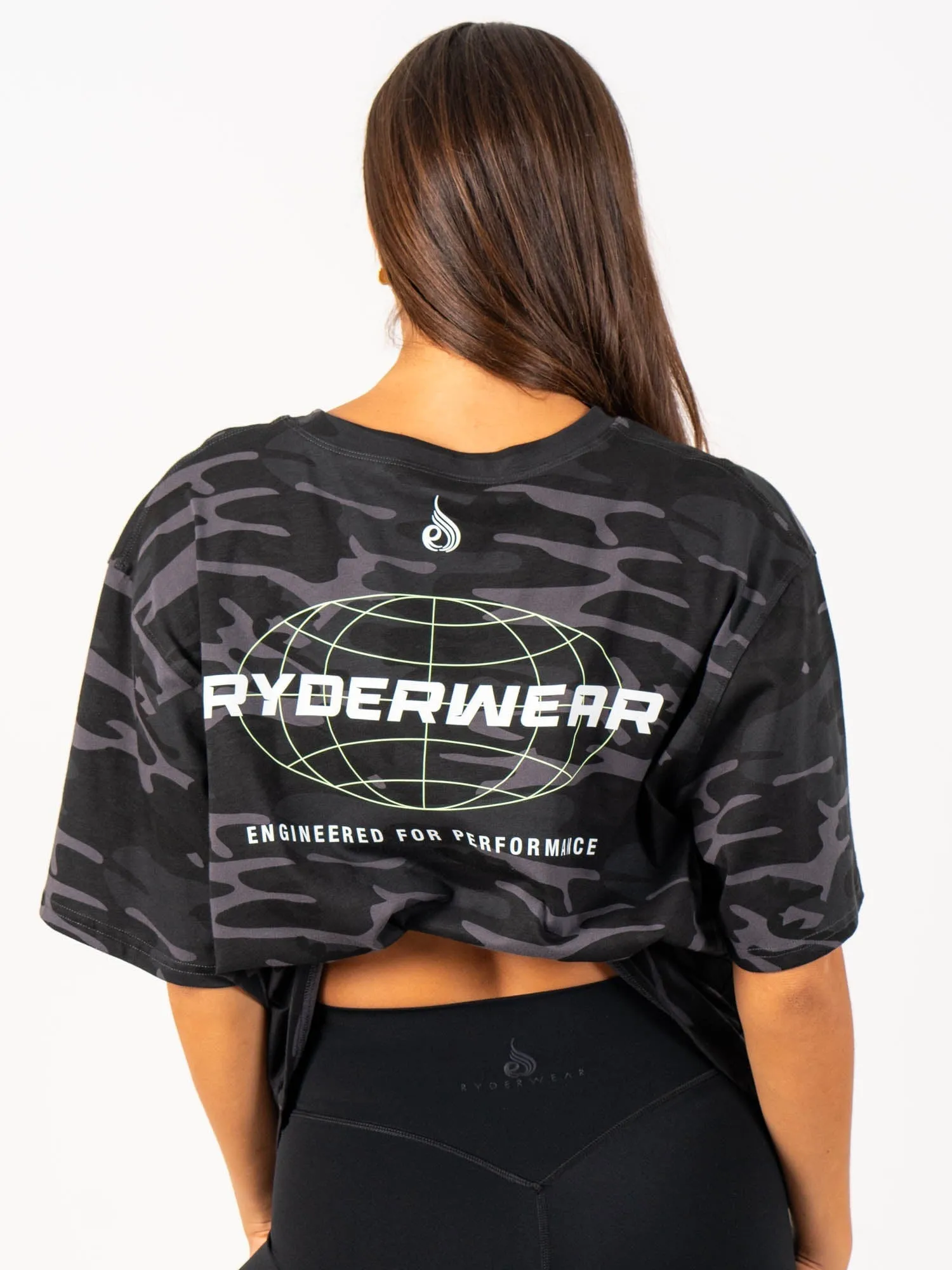Energy Oversized T-Shirt - Black Camo sold by Ryderwear product image thumbnail 2