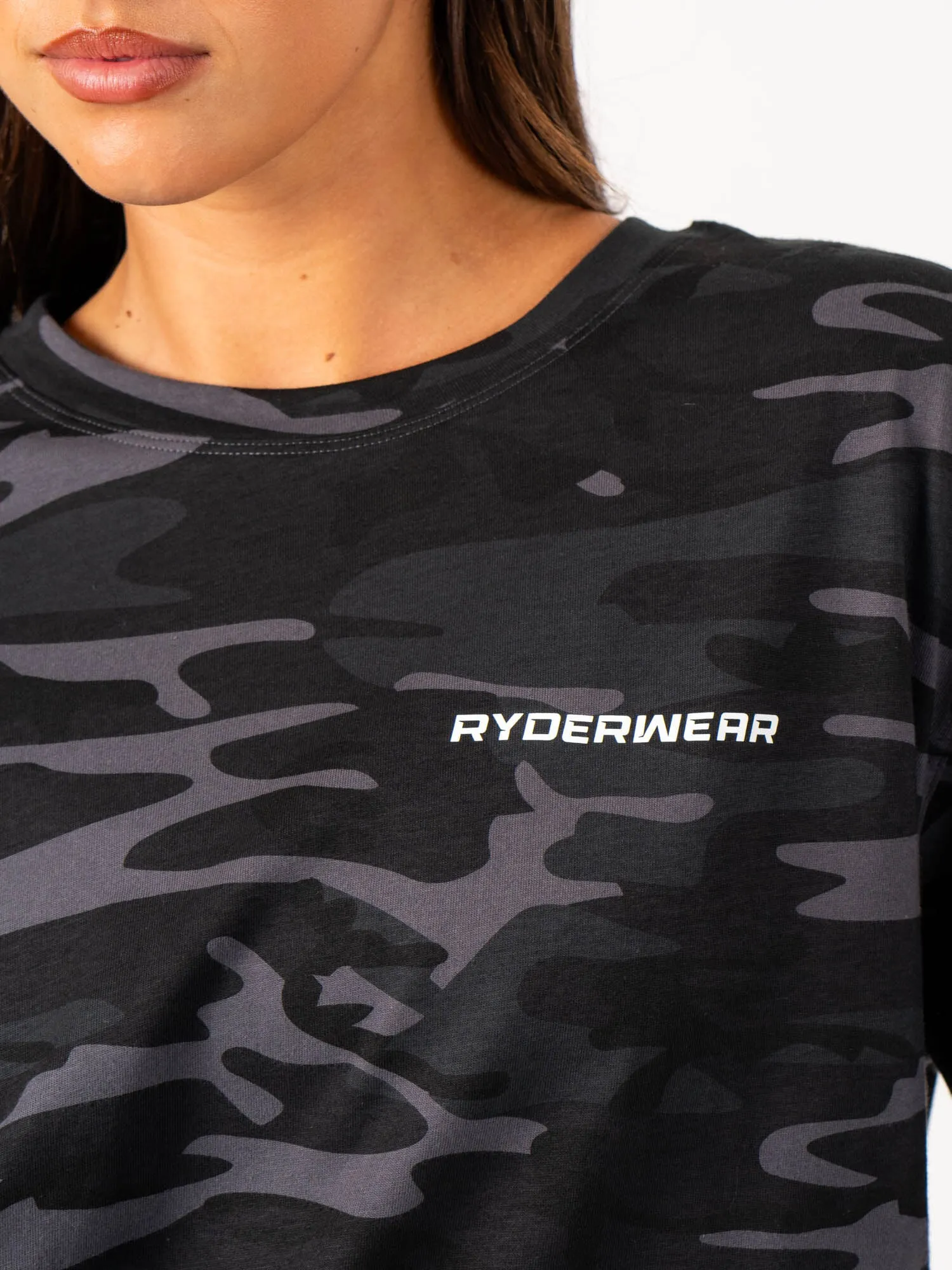Energy Oversized T-Shirt - Black Camo sold by Ryderwear product image thumbnail 3