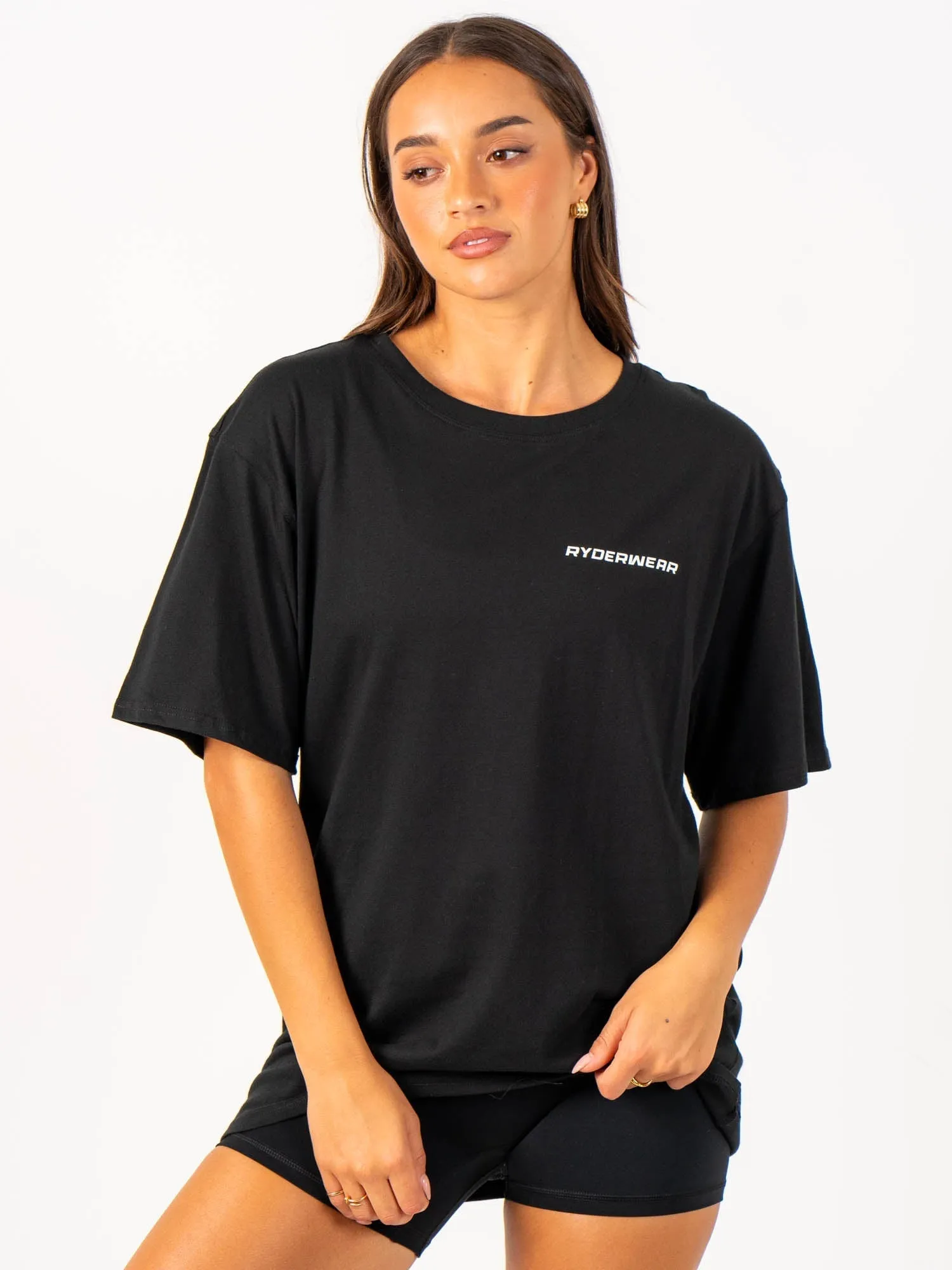Energy Oversized T-Shirt - Black sold by Ryderwear product image thumbnail 3