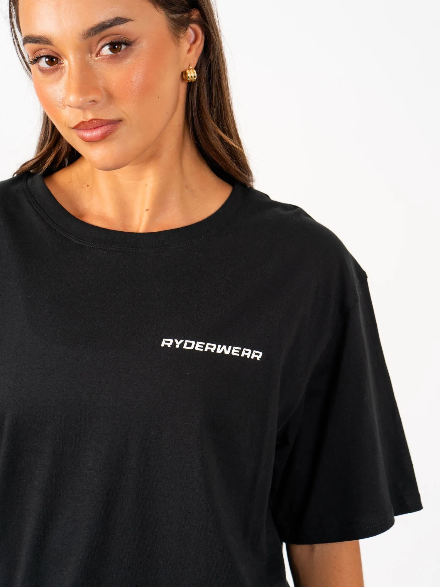 Energy Oversized T-Shirt - Black sold by Ryderwear product image thumbnail 4