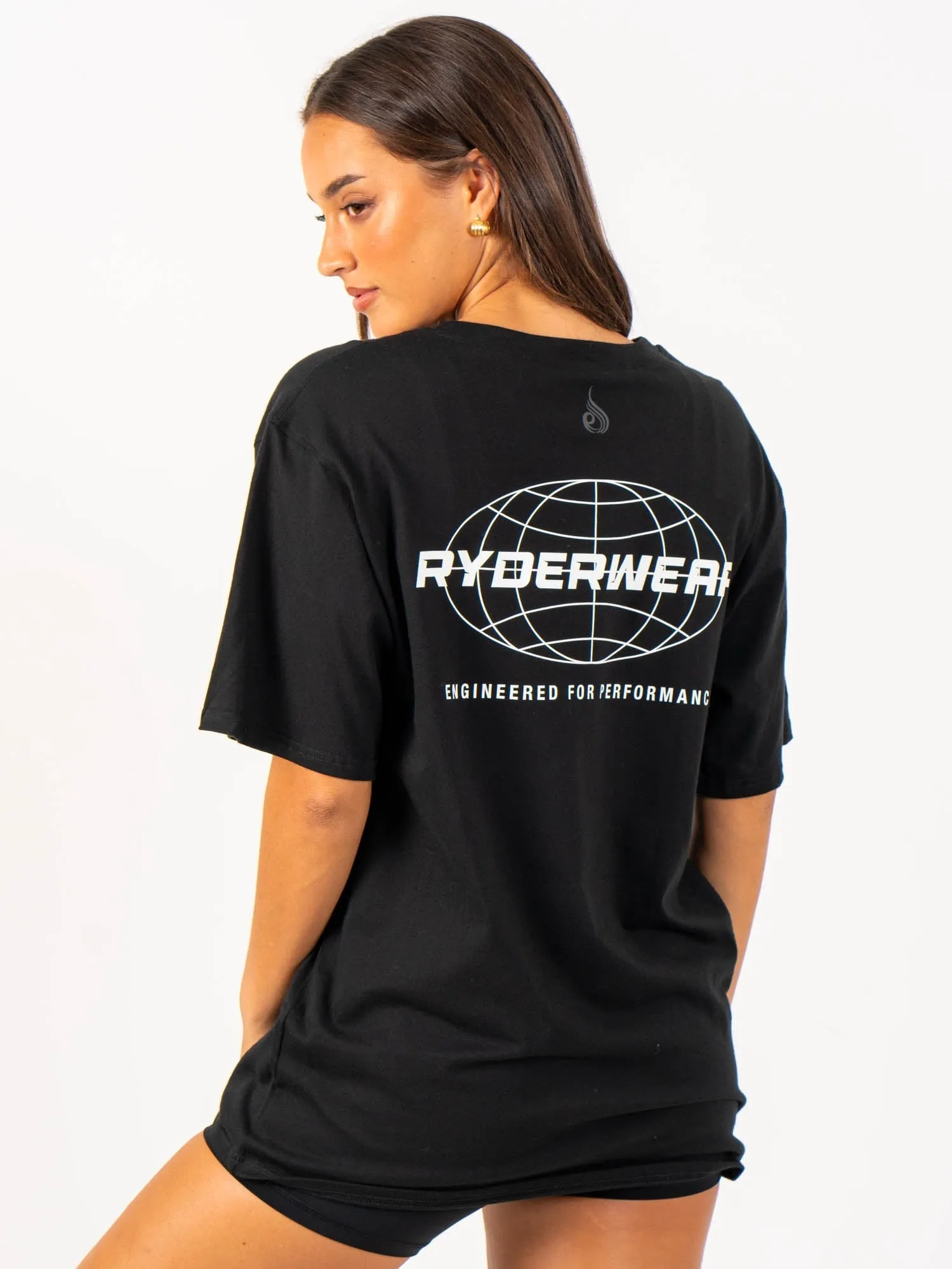Energy Oversized T-Shirt - Black sold by Ryderwear product image thumbnail 2