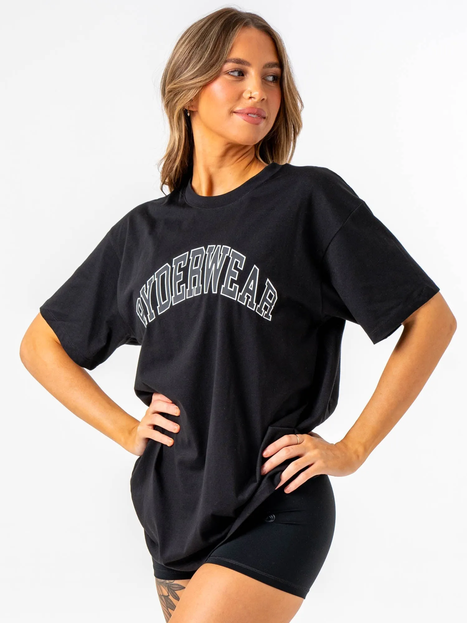 Unisex Collegiate T-Shirt - Black sold by Ryderwear product image thumbnail 3