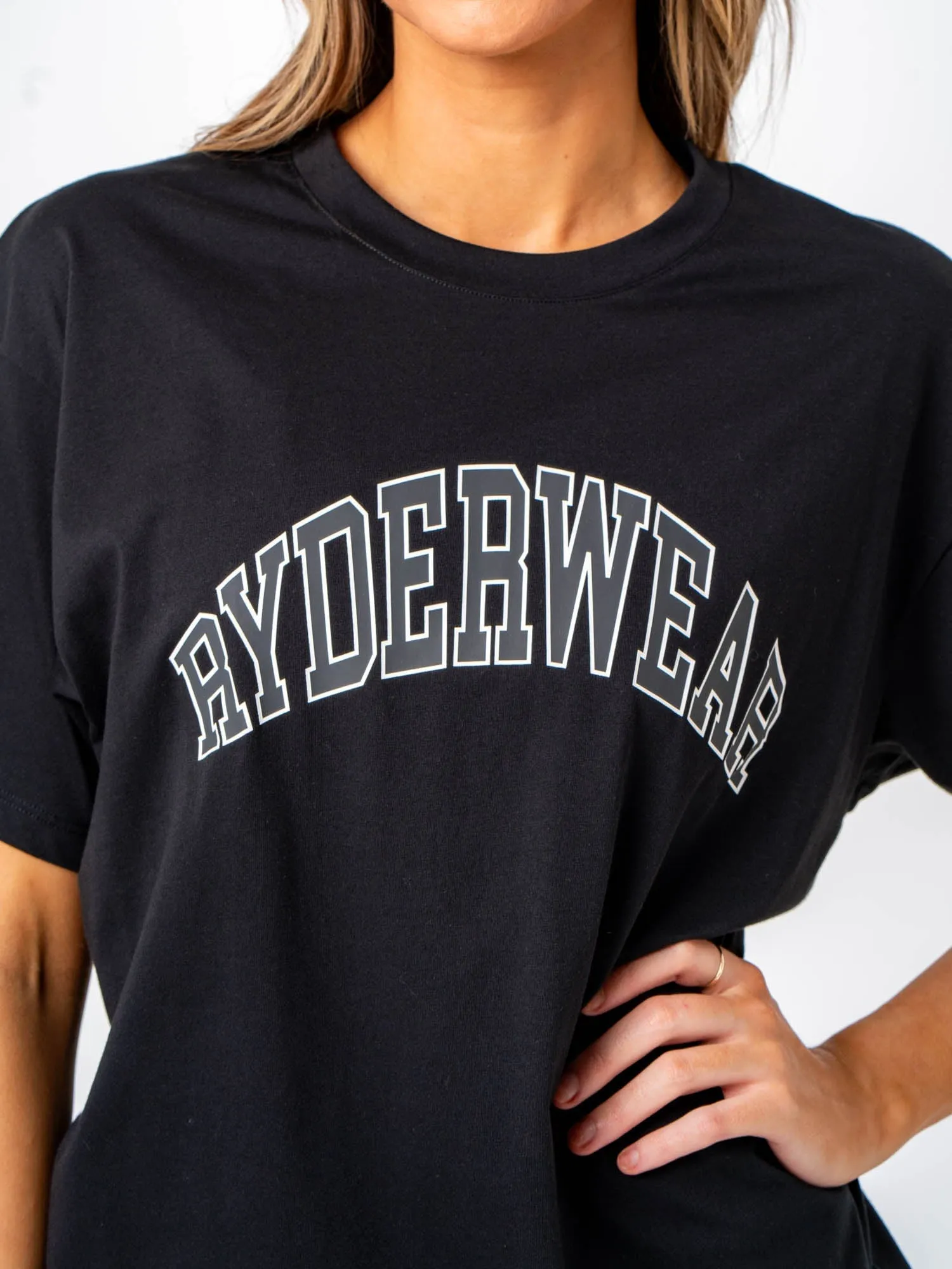 Unisex Collegiate T-Shirt - Black sold by Ryderwear product image thumbnail 4