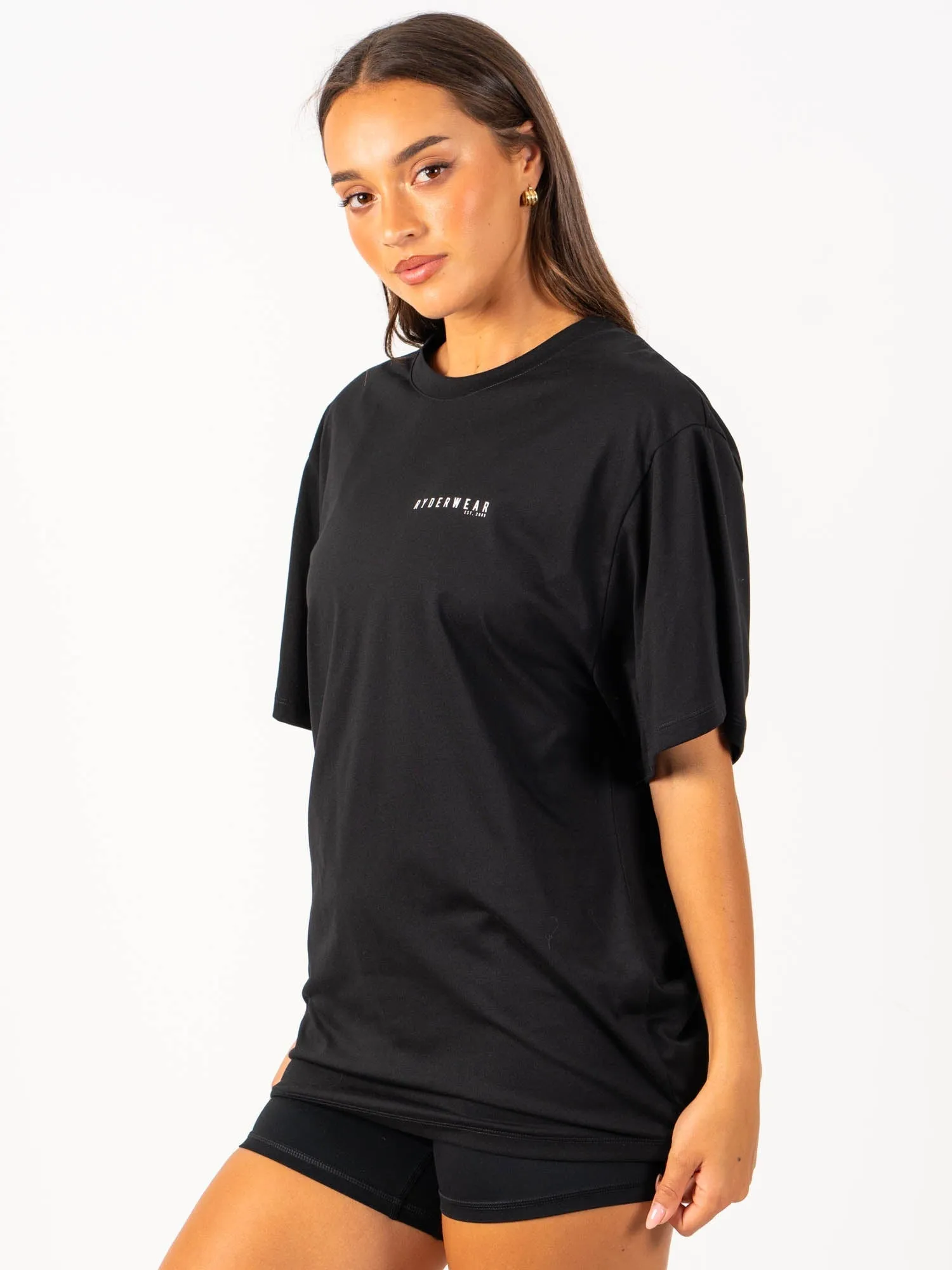 Advance Oversized T-Shirt - Black sold by Ryderwear product image thumbnail 3