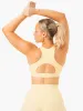 Level Up High Impact Sports Bra - Butter sold by Ryderwear