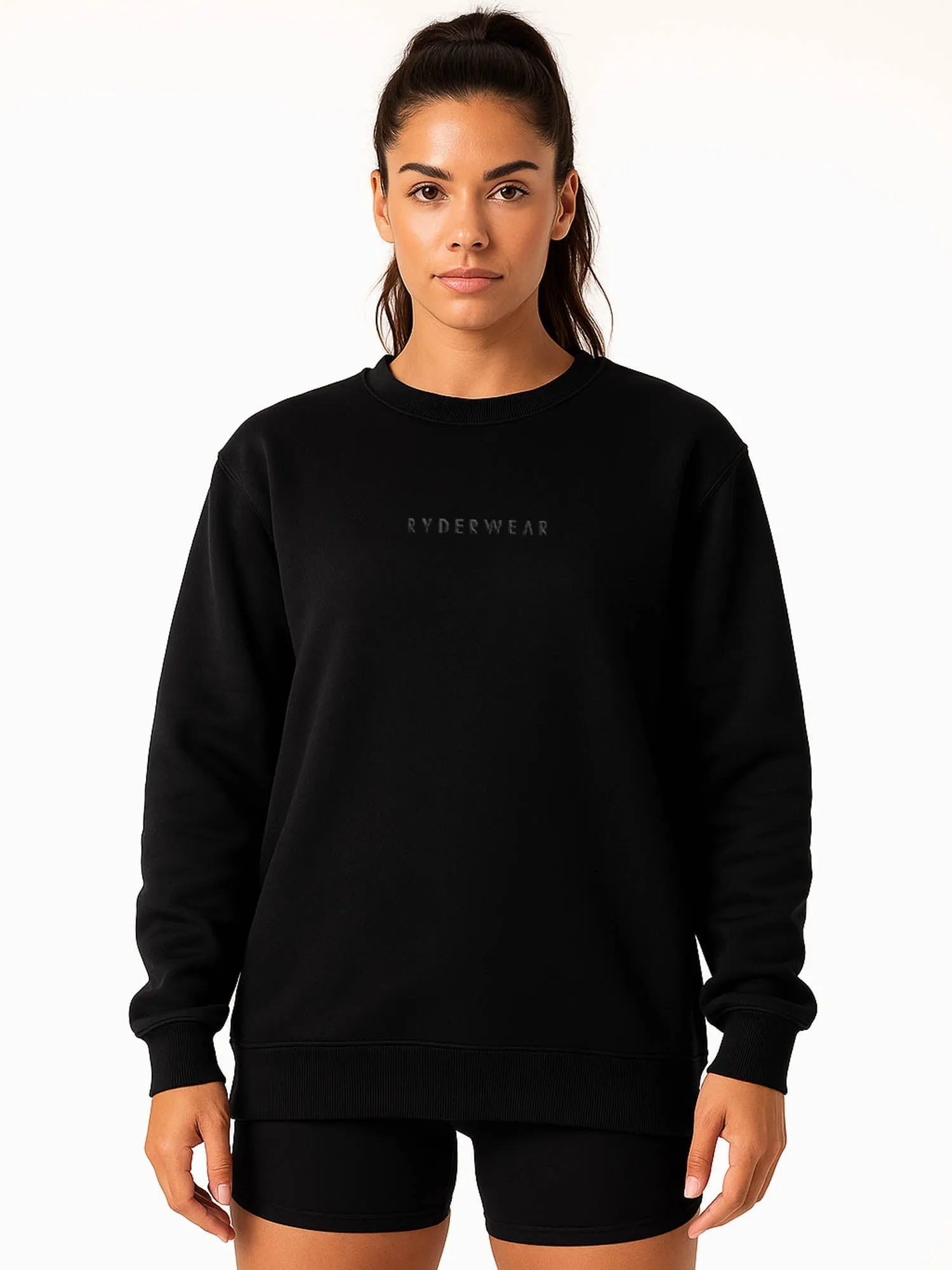 Boyfriend Pullover - Black sold by Ryderwear