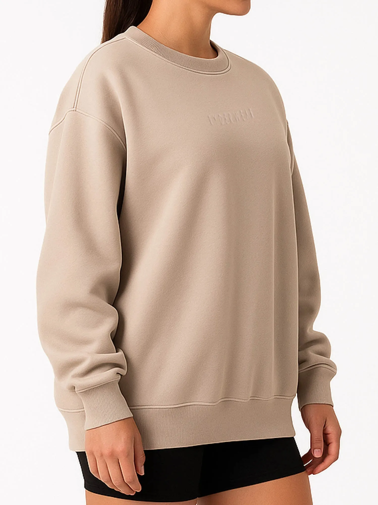 Boyfriend Pullover - Taupe sold by Ryderwear product image thumbnail 2