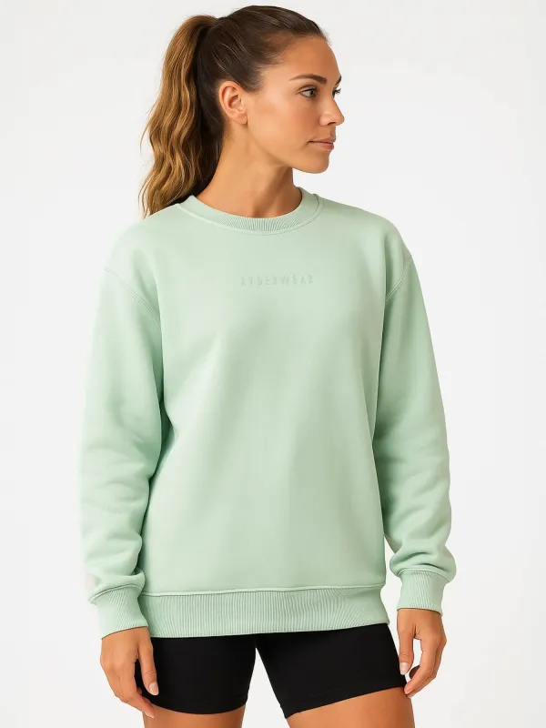 Boyfriend Pullover - Spearmint sold by Ryderwear