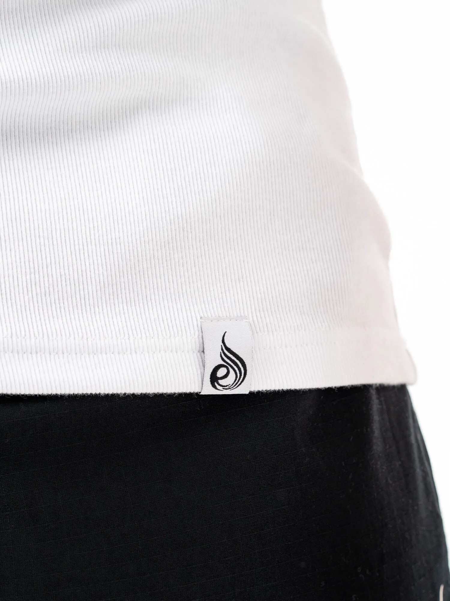 Ribbed Tank - White sold by Ryderwear product image thumbnail 4