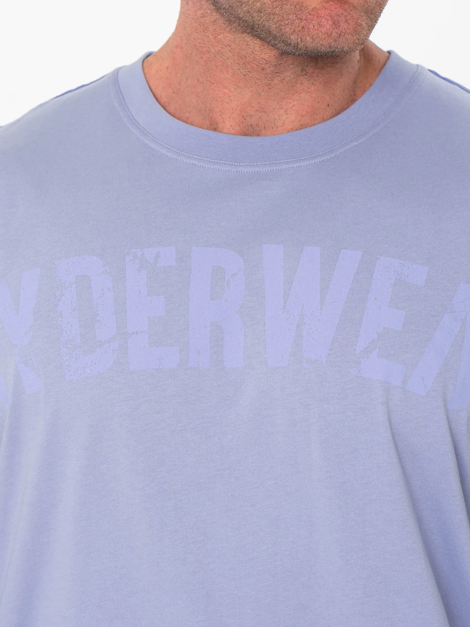 Force Oversized T-Shirt - Lilac Blue sold by Ryderwear product image thumbnail 2