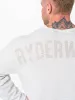 Force Crew Neck - Chalk Grey Marl sold by Ryderwear
