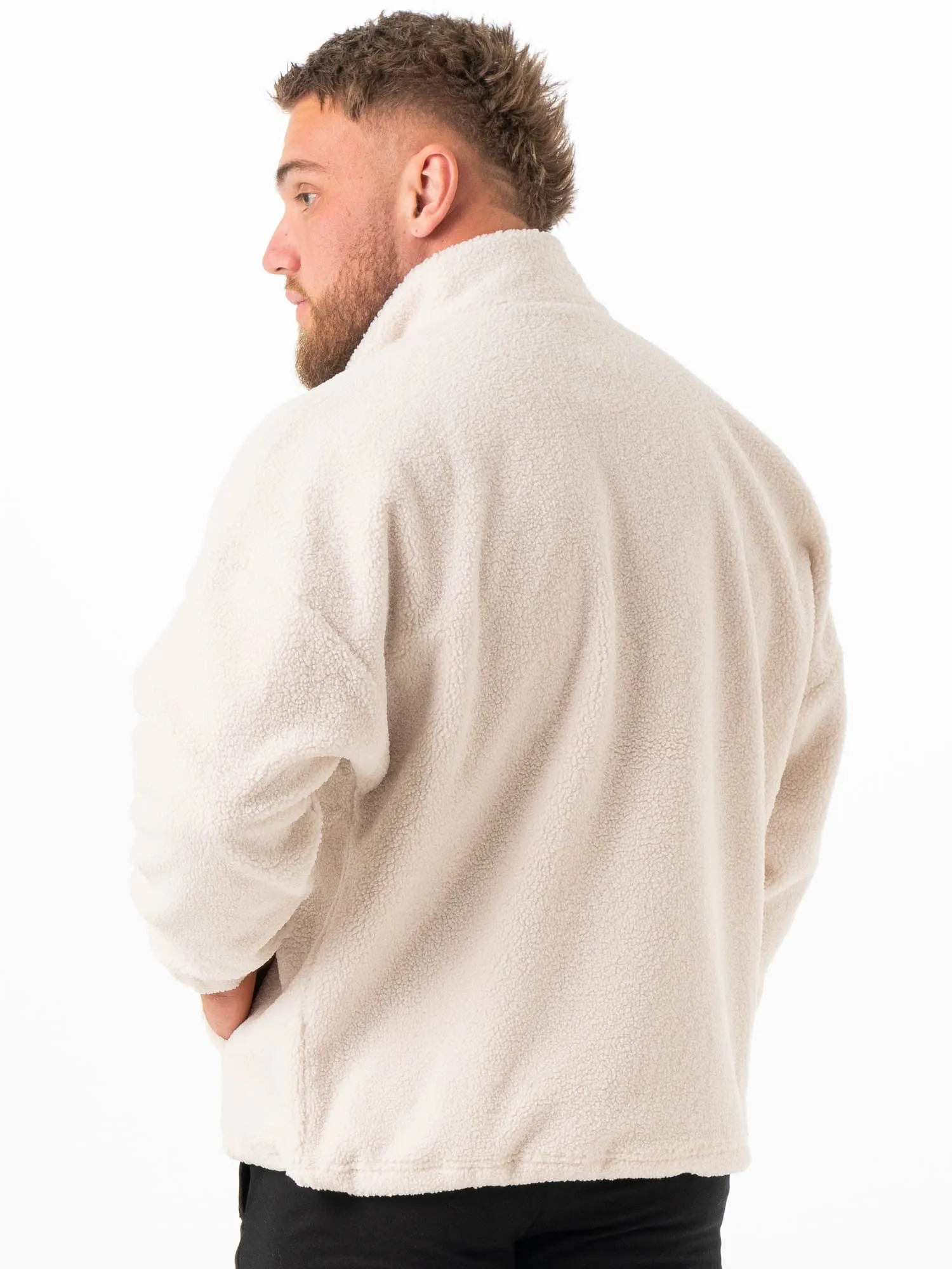 Unisex Teddy Jumper - Bone sold by Ryderwear product image thumbnail 2