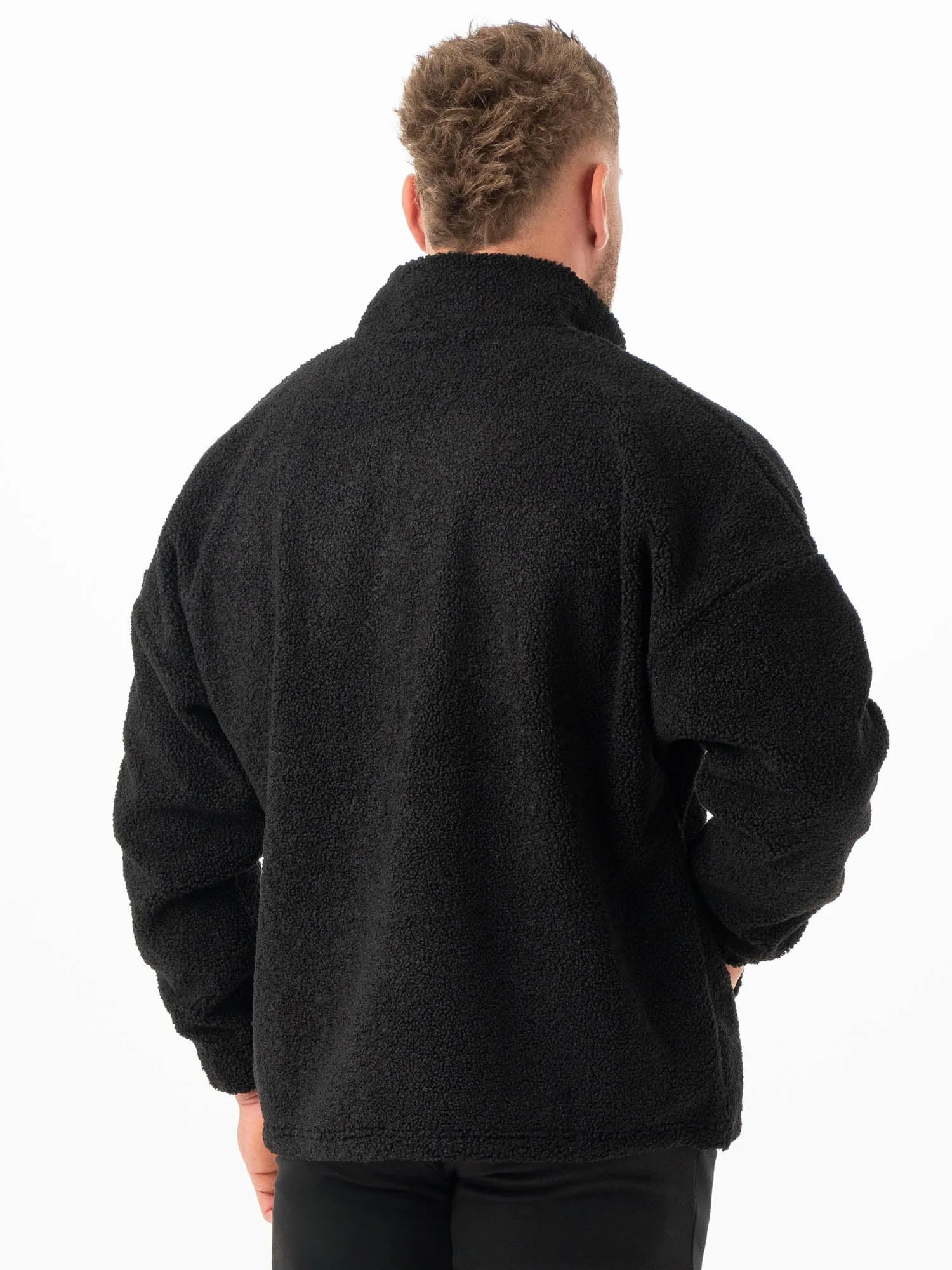Unisex Teddy Jumper - Black sold by Ryderwear product image thumbnail 3