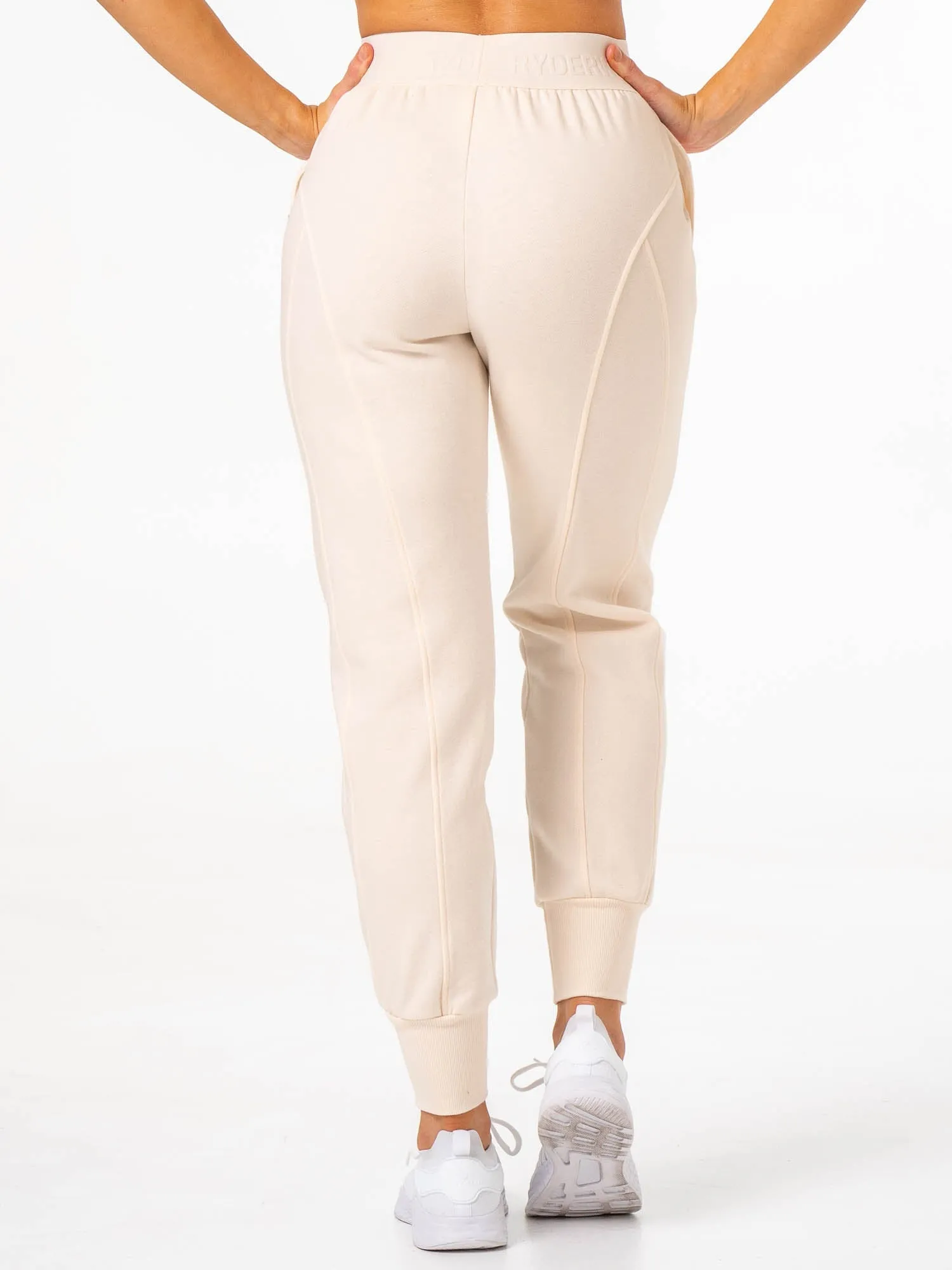 Contour Track Pants - Vanilla sold by Ryderwear product image thumbnail 5