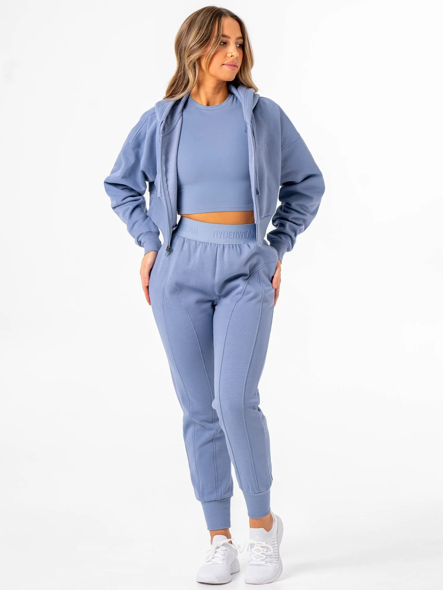 Contour Track Pants - Steel Blue sold by Ryderwear product image thumbnail 5